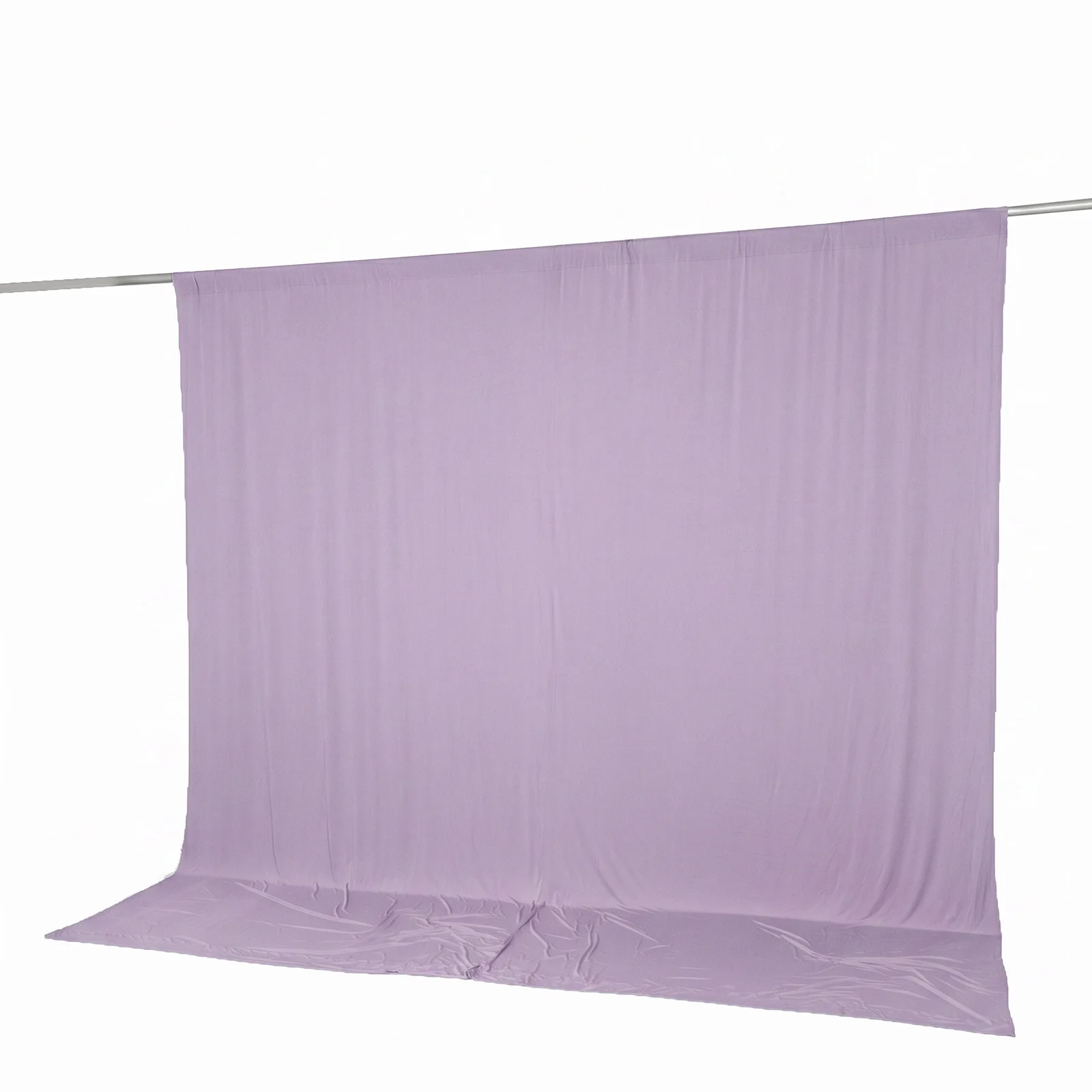 Spandex Backdrop Curtain Lavender Lilac 10ft x 10ft, 4-Way Stretch Wrinkle-Free Photo Booth Backdrop with Rod Pockets for Wedding & Events - Image 8