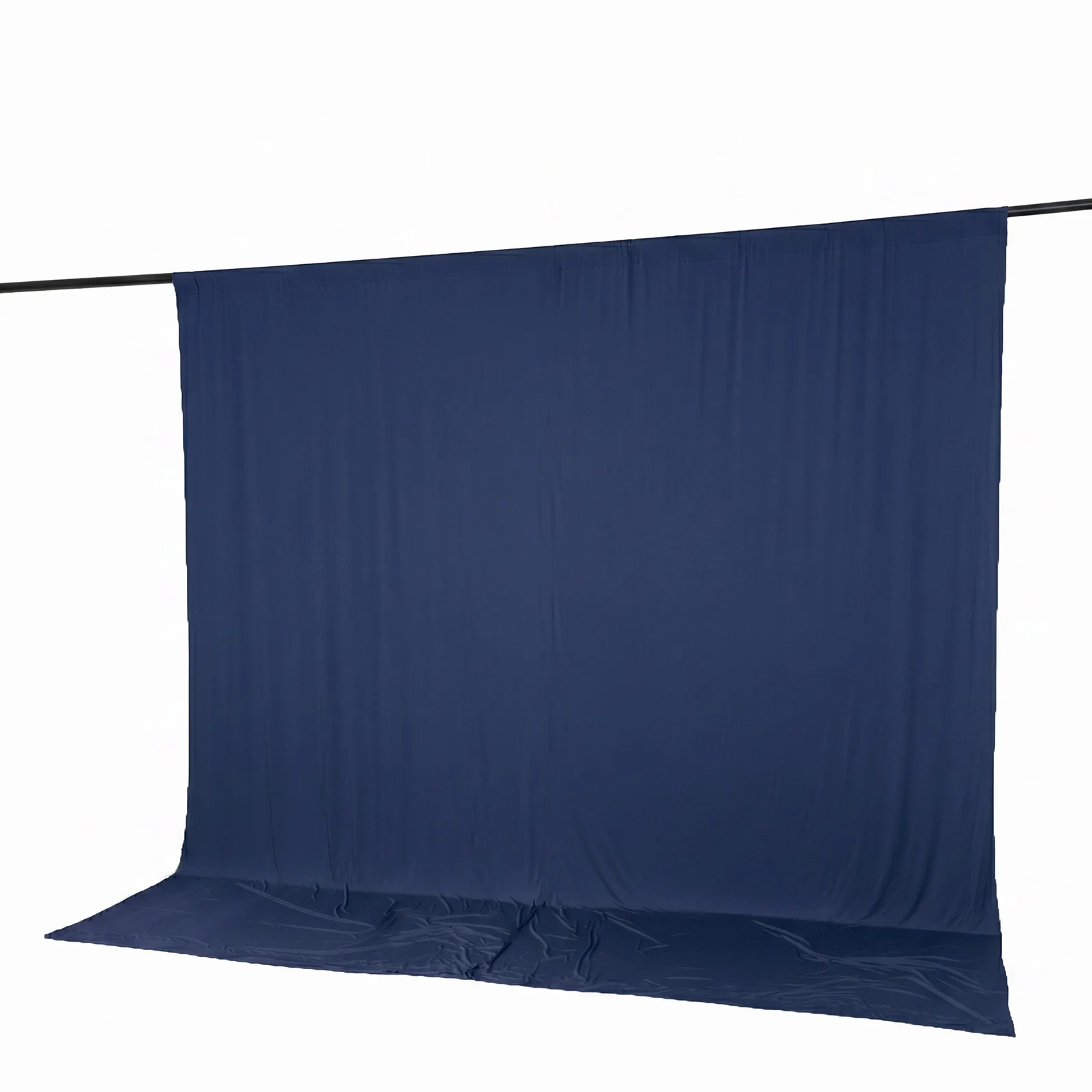 Spandex Backdrop Curtain Navy Blue 10ft x 10ft, 4-Way Stretch Wrinkle-Free Photo Booth Backdrop with Rod Pockets for Wedding & Events - Image 8