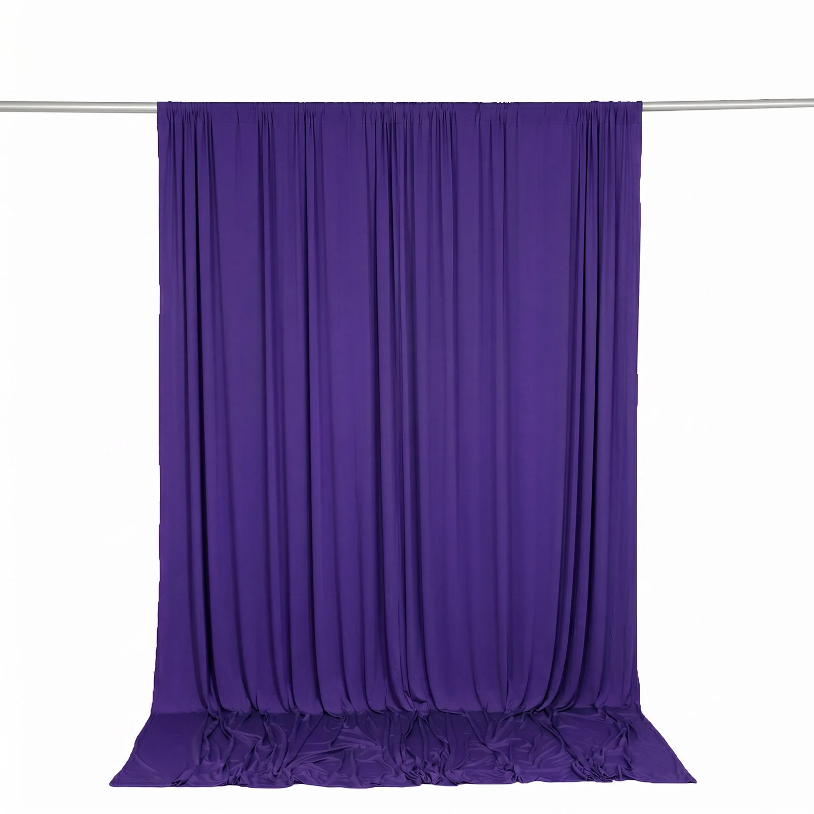 Spandex Backdrop Curtain Purple 10ft x 10ft, 4-Way Stretch Wrinkle-Free Photo Booth Backdrop with Rod Pockets for Wedding & Events - Image 6