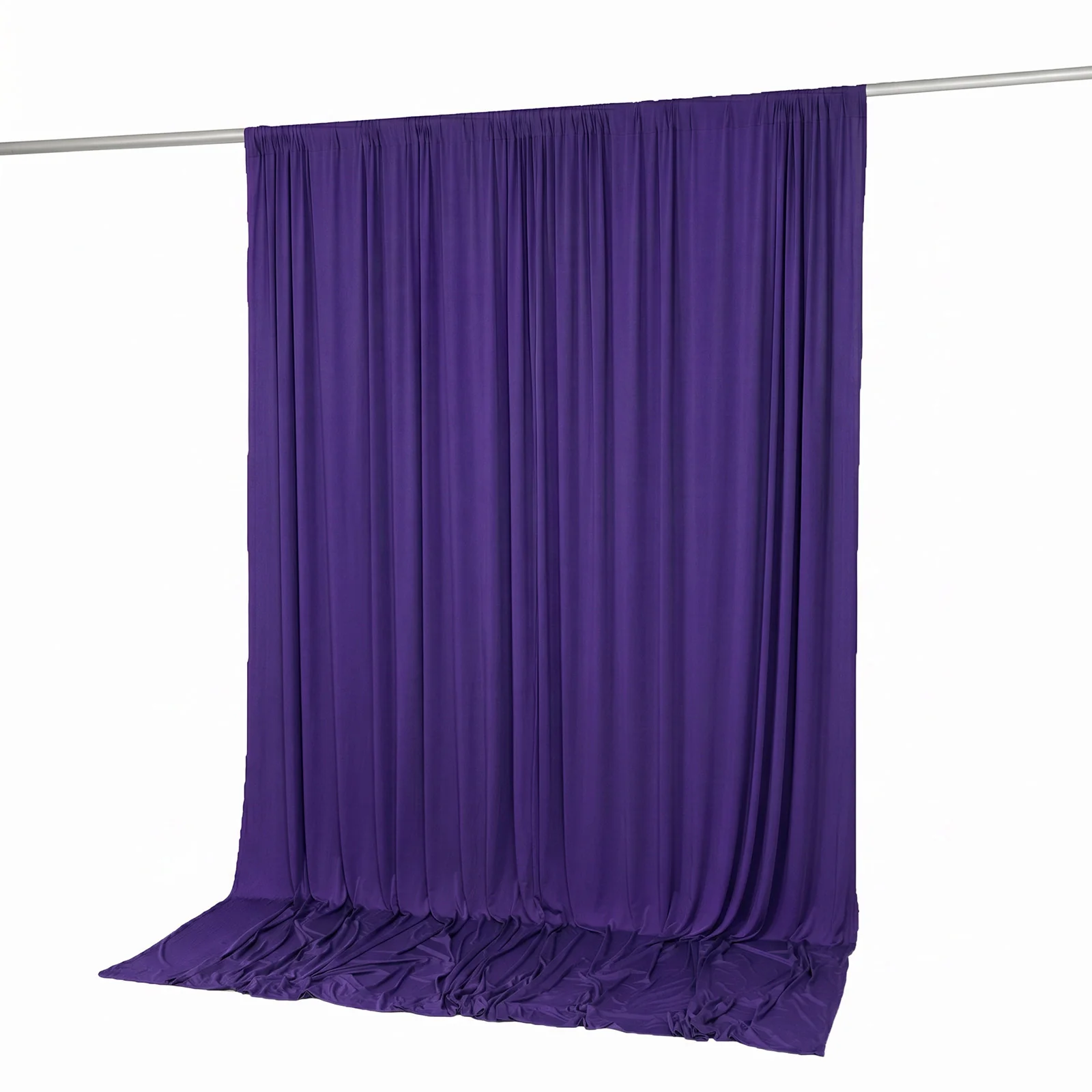 Spandex Backdrop Curtain Purple 10ft x 10ft, 4-Way Stretch Wrinkle-Free Photo Booth Backdrop with Rod Pockets for Wedding & Events - Image 7