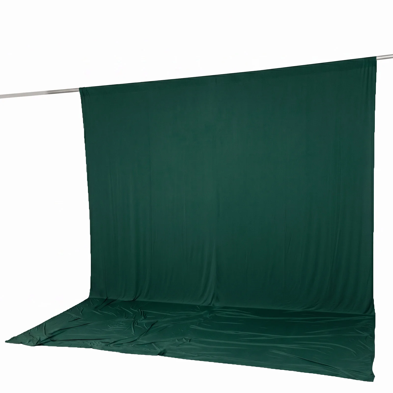 Spandex Backdrop Curtain Hunter Emerald Green 10ft x 12ft, 4-Way Stretch Wrinkle-Free Photo Booth Backdrop with Rod Pockets for Wedding & Events - Image 6
