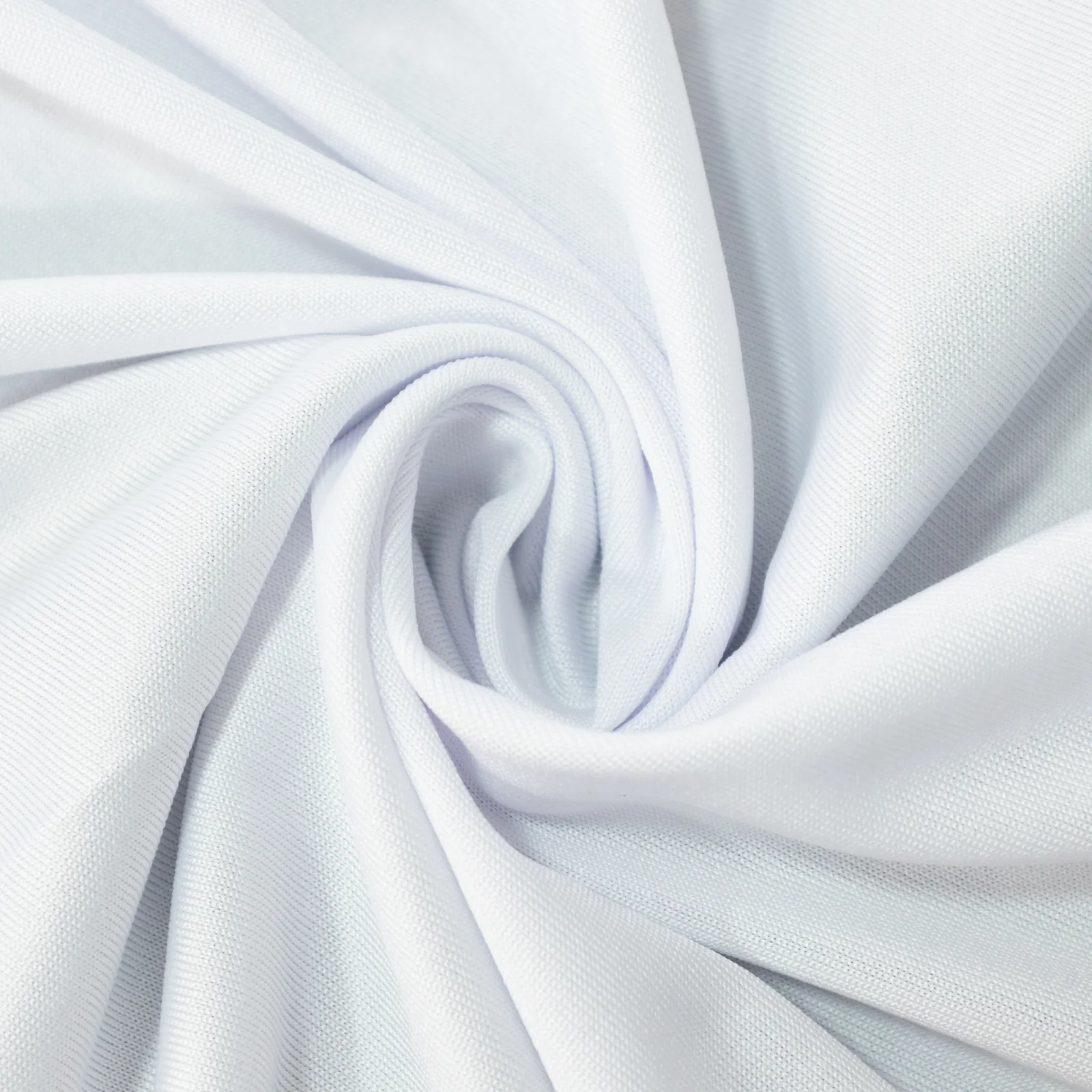Spandex Ceiling Drape Panel – White, 5ft x 32ft Wrinkle-Free 4-Way Stretch Fabric, Extra-Long Curtain for Event Ceiling or Backdrop Décor - Image 6