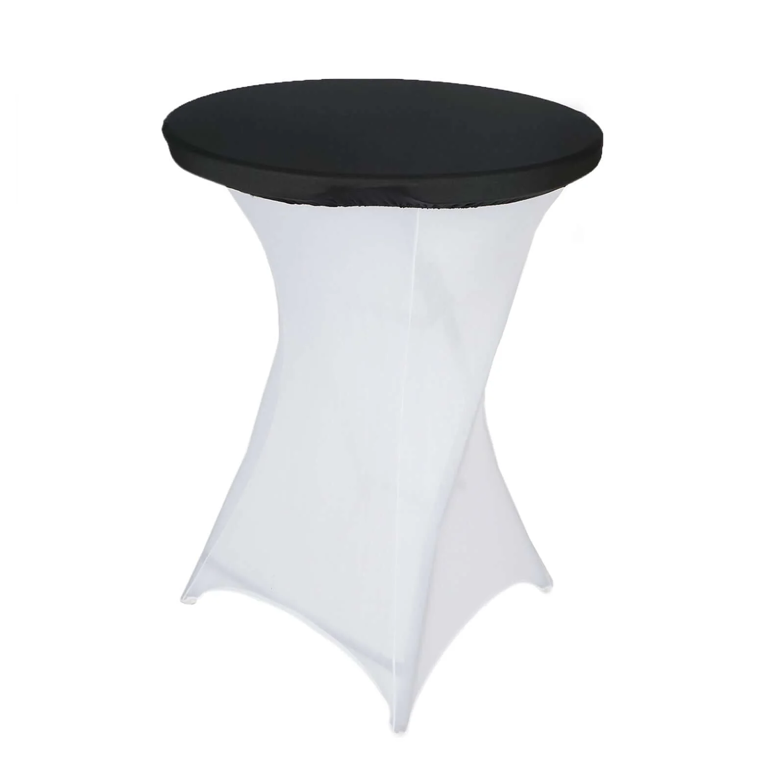 Spandex Cocktail Table Top Cover Black - Stretchy, Fitted & Easy to Clean - Image 7