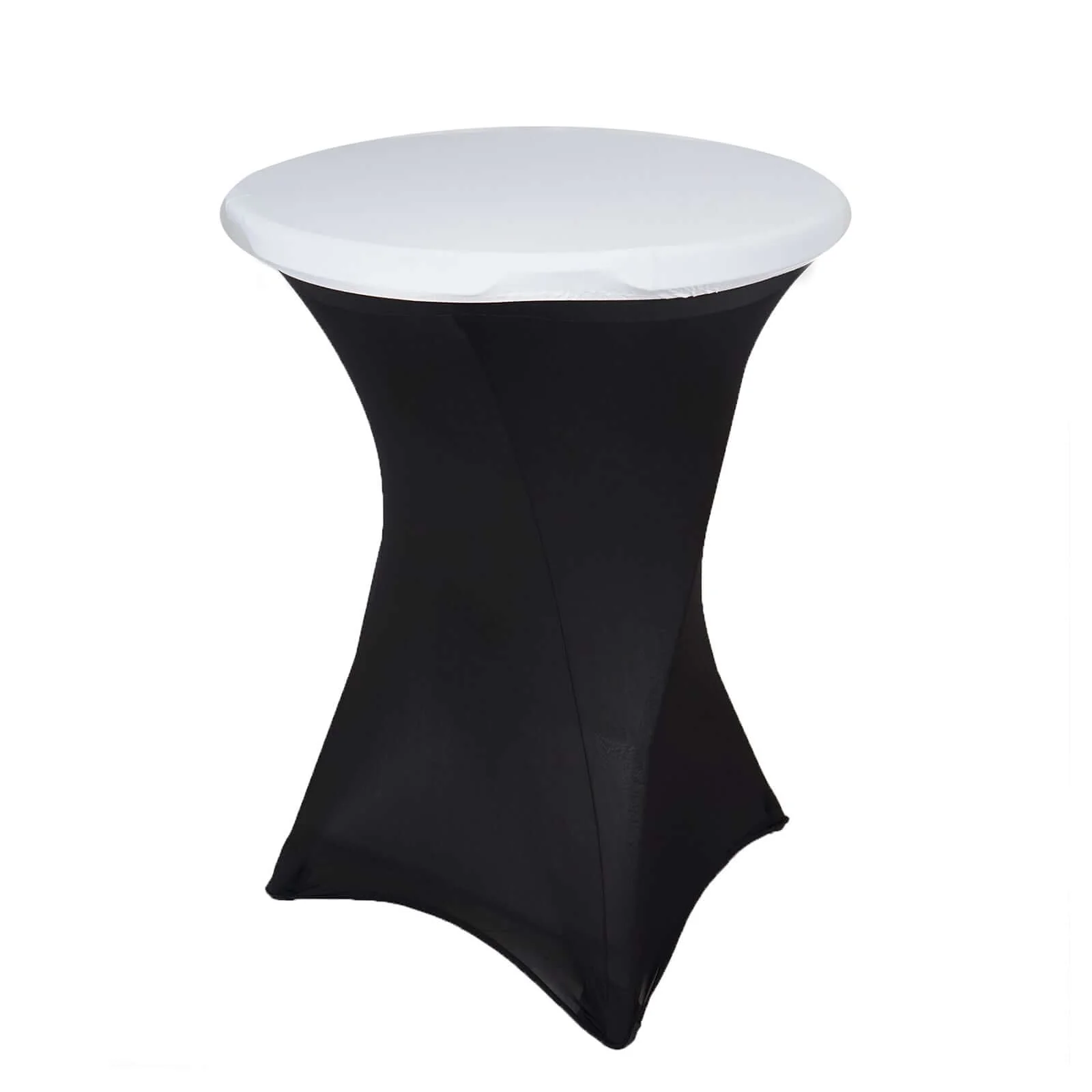 Spandex Cocktail Table Top Cover White - Stretchy, Fitted & Easy to Clean - Image 7
