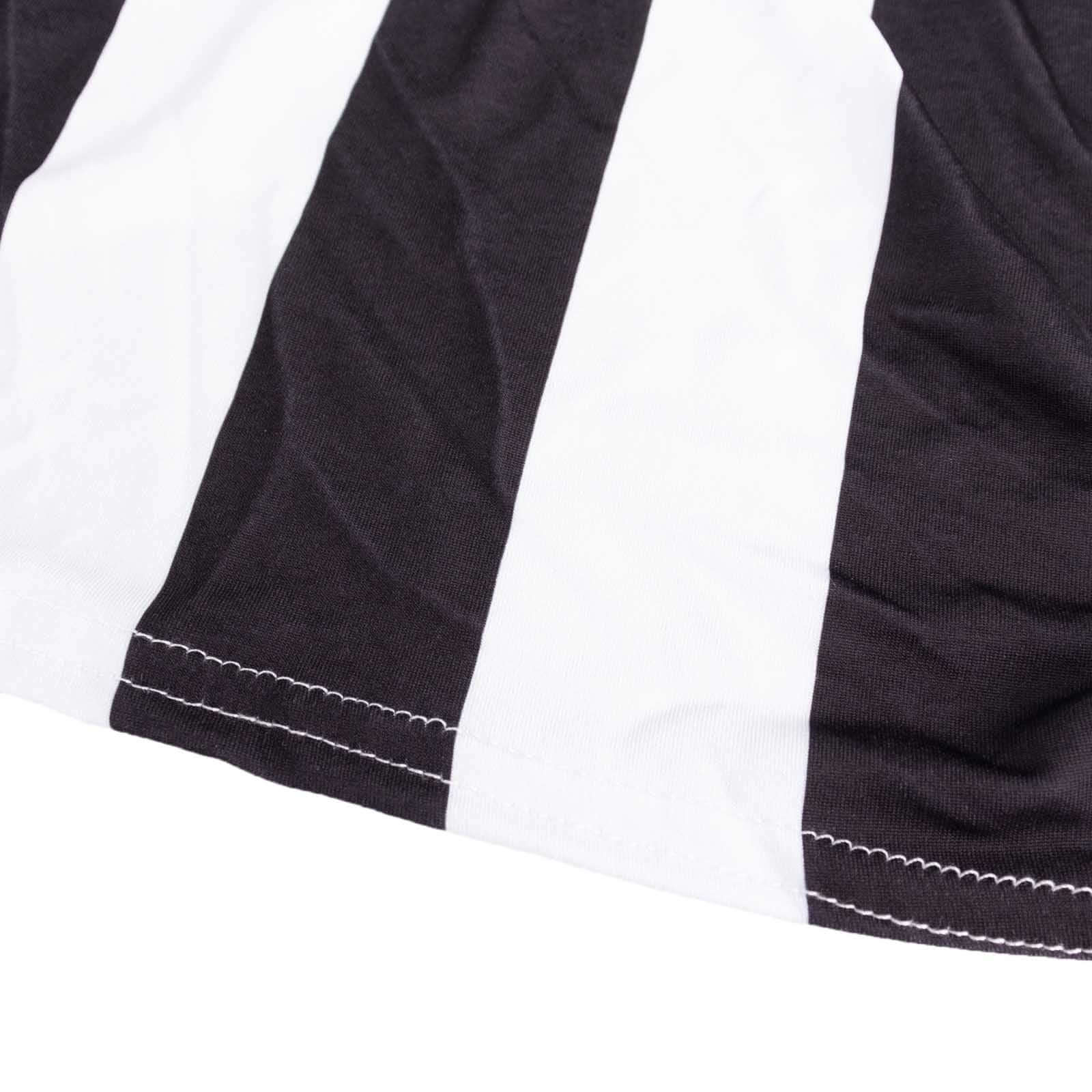 Spandex Fitted Round Cocktail Table Cover 30" Black/White Striped Design - Easy to Maintain Stretch Tablecloth - Image 10