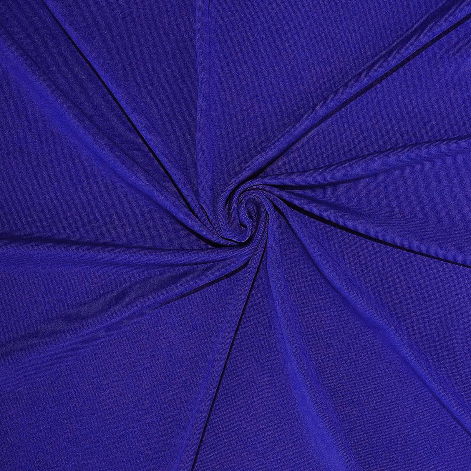 Spandex Round Cocktail Table Cover 30" Royal Blue for High Top Tables - Easy to Maintain Stretch Fitted Highboy Tablecloth - Image 3