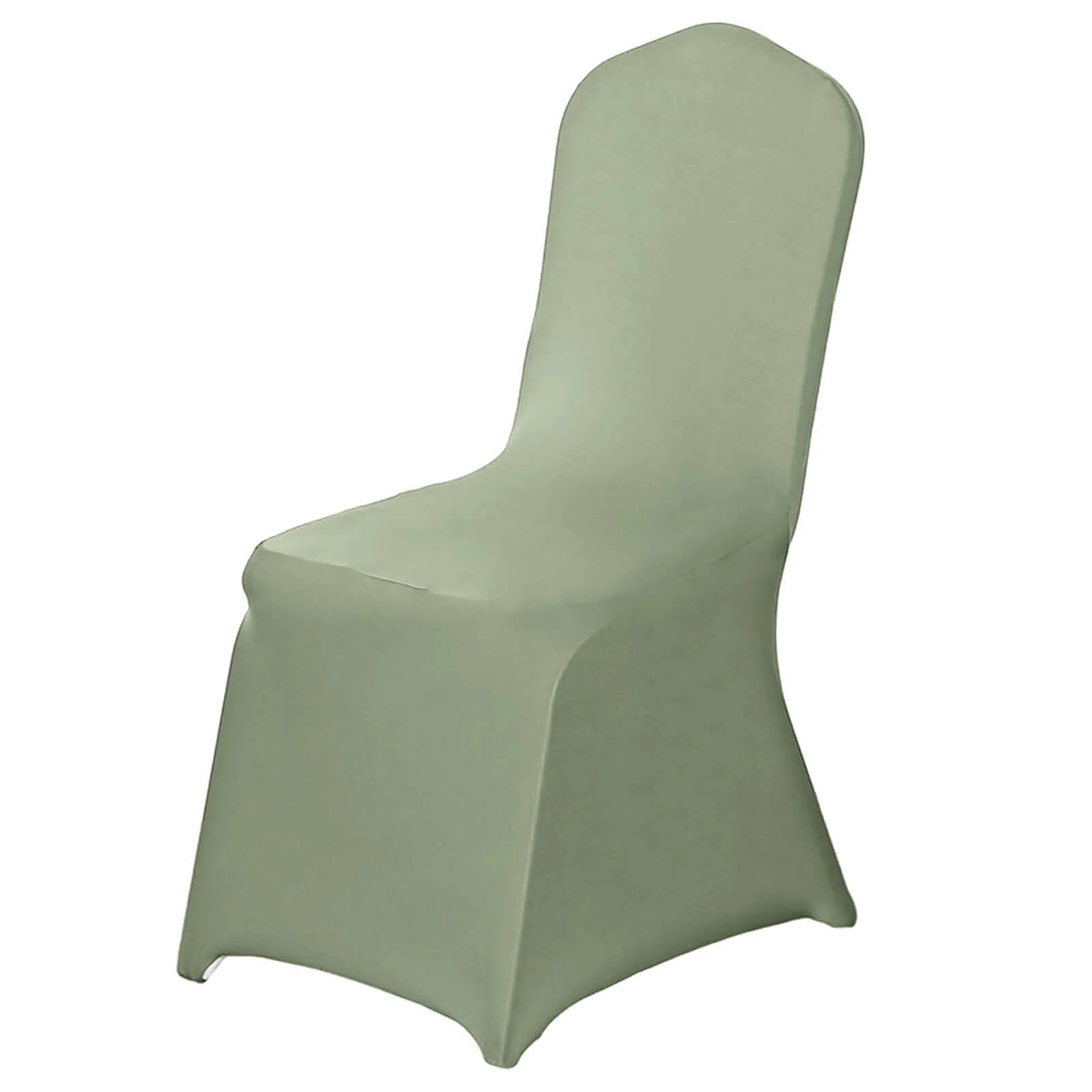 Spandex Stretch Fitted Banquet Chair Cover 160GSM Dusty Sage Green - Durable Slip-On Slipcover - Image 8