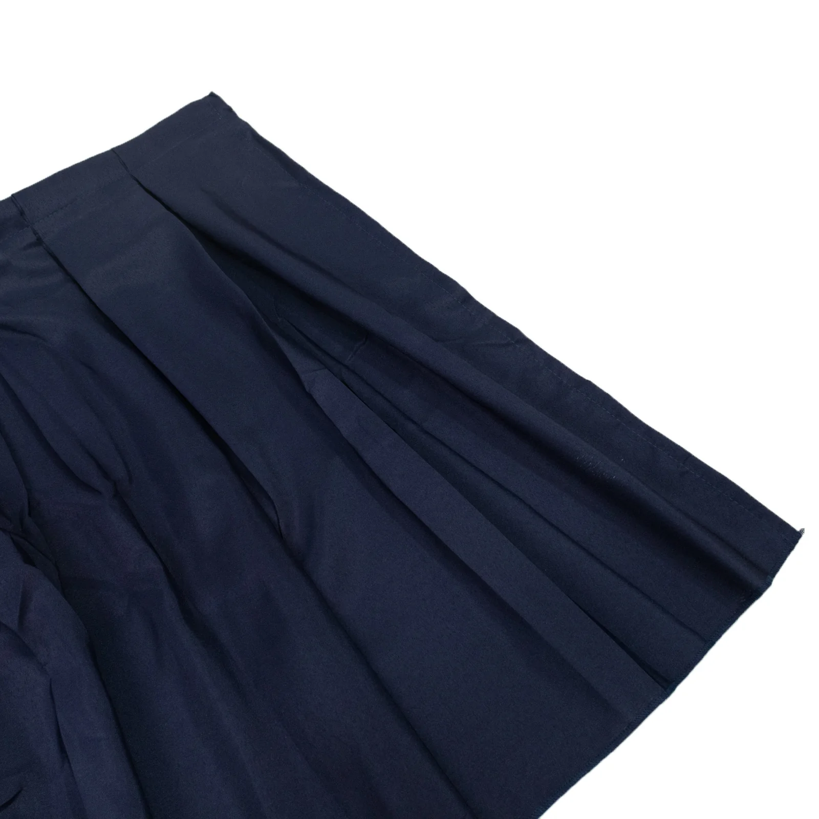 Portable Stage Skirting Polyester Shirred Pleat Stage Cover for Wedding Platform Navy Blue - 24"x20ft - Image 2