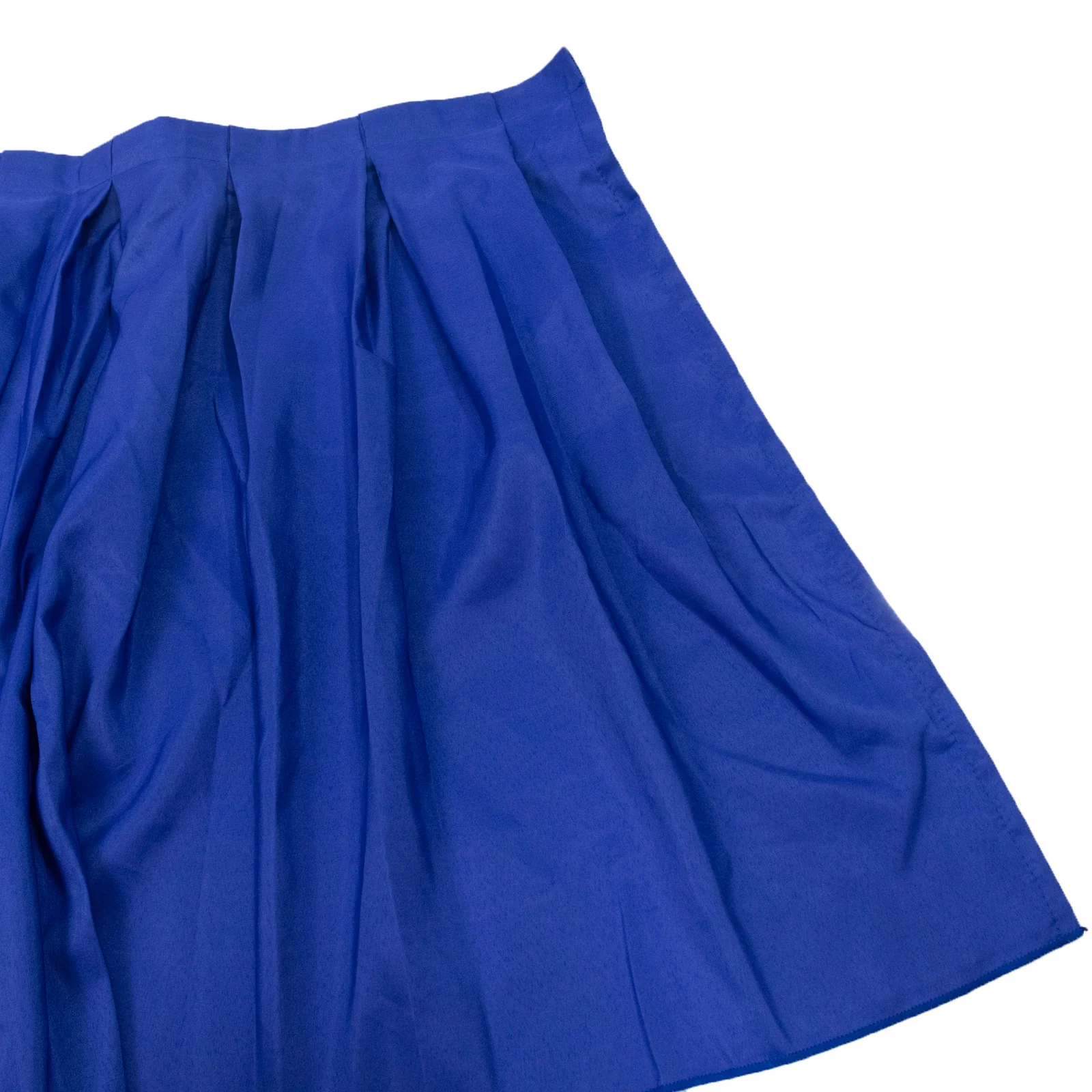 Portable Stage Skirting Polyester Shirred Pleat Stage Cover for Wedding Platform Royal Blue - 24"x20ft - Image 2