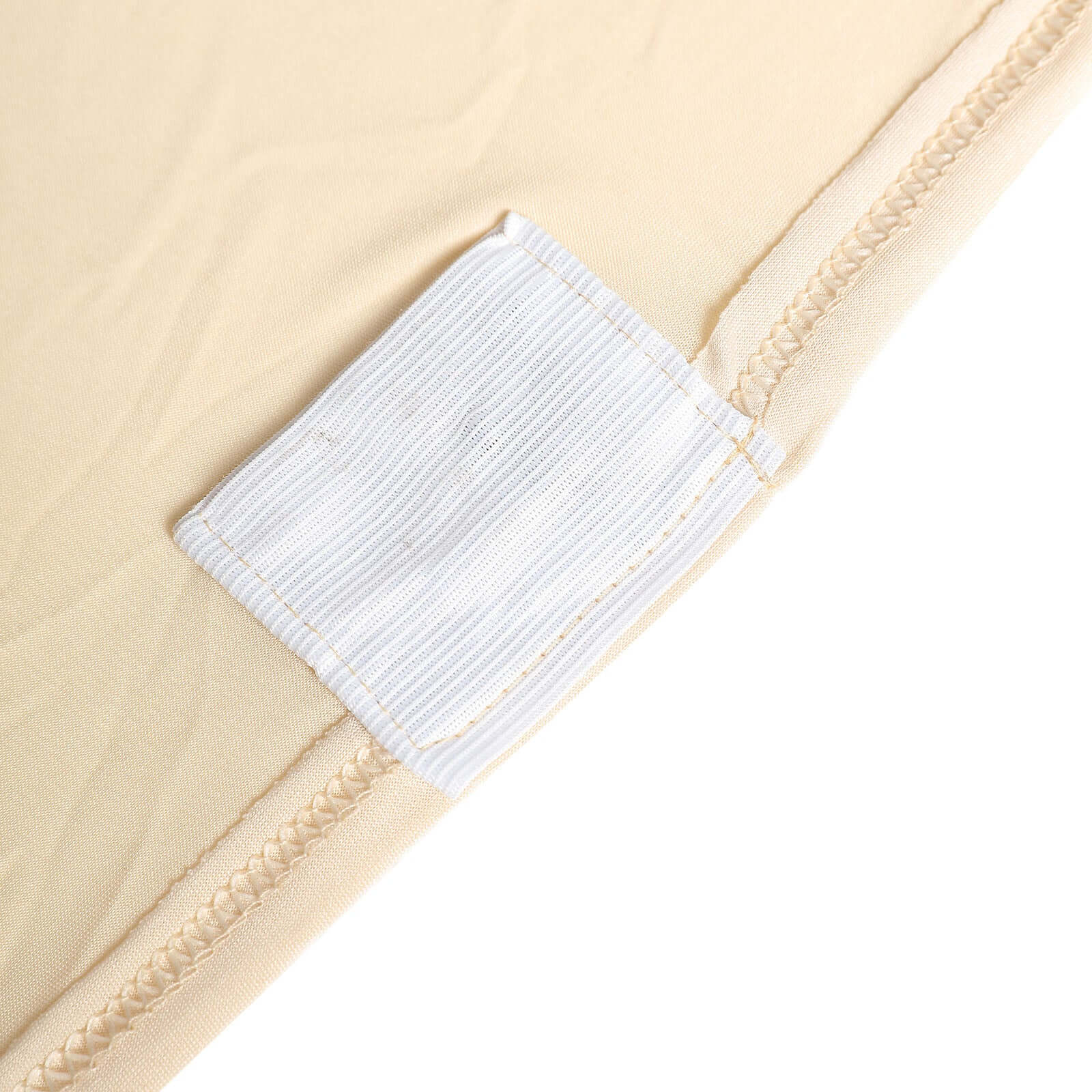 Stretch Spandex Folding Chair Cover Beige - Durable 160GSM Fitted Slipcover - Image 7