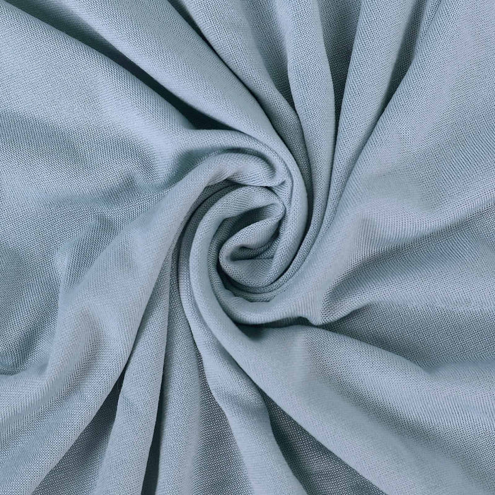 Stretch Spandex Folding Chair Cover Dusty Blue - Durable 160GSM Fitted Slipcover - Image 8