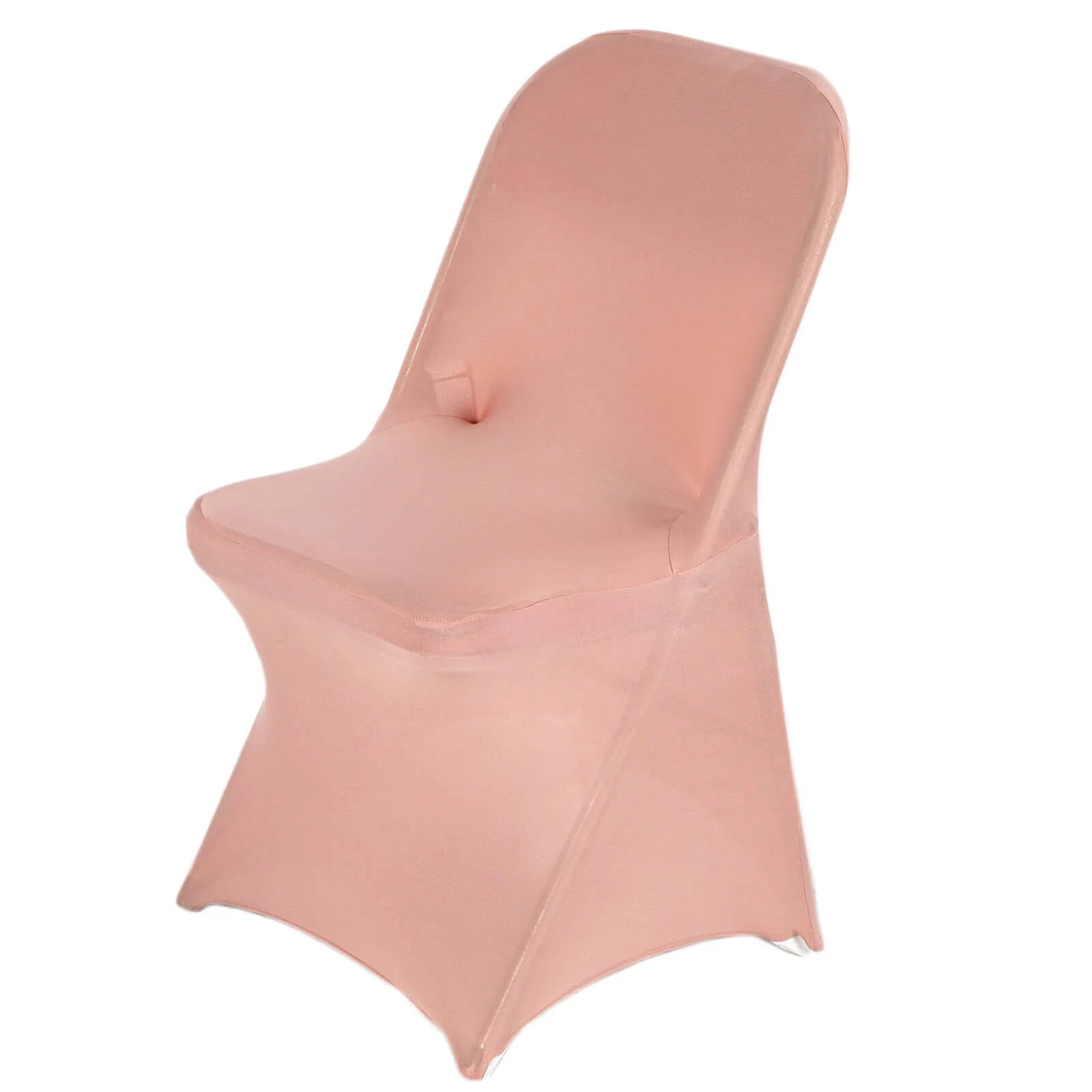 Stretch Spandex Folding Chair Cover Dusty Rose - Durable 160GSM Fitted Slipcover - Image 6