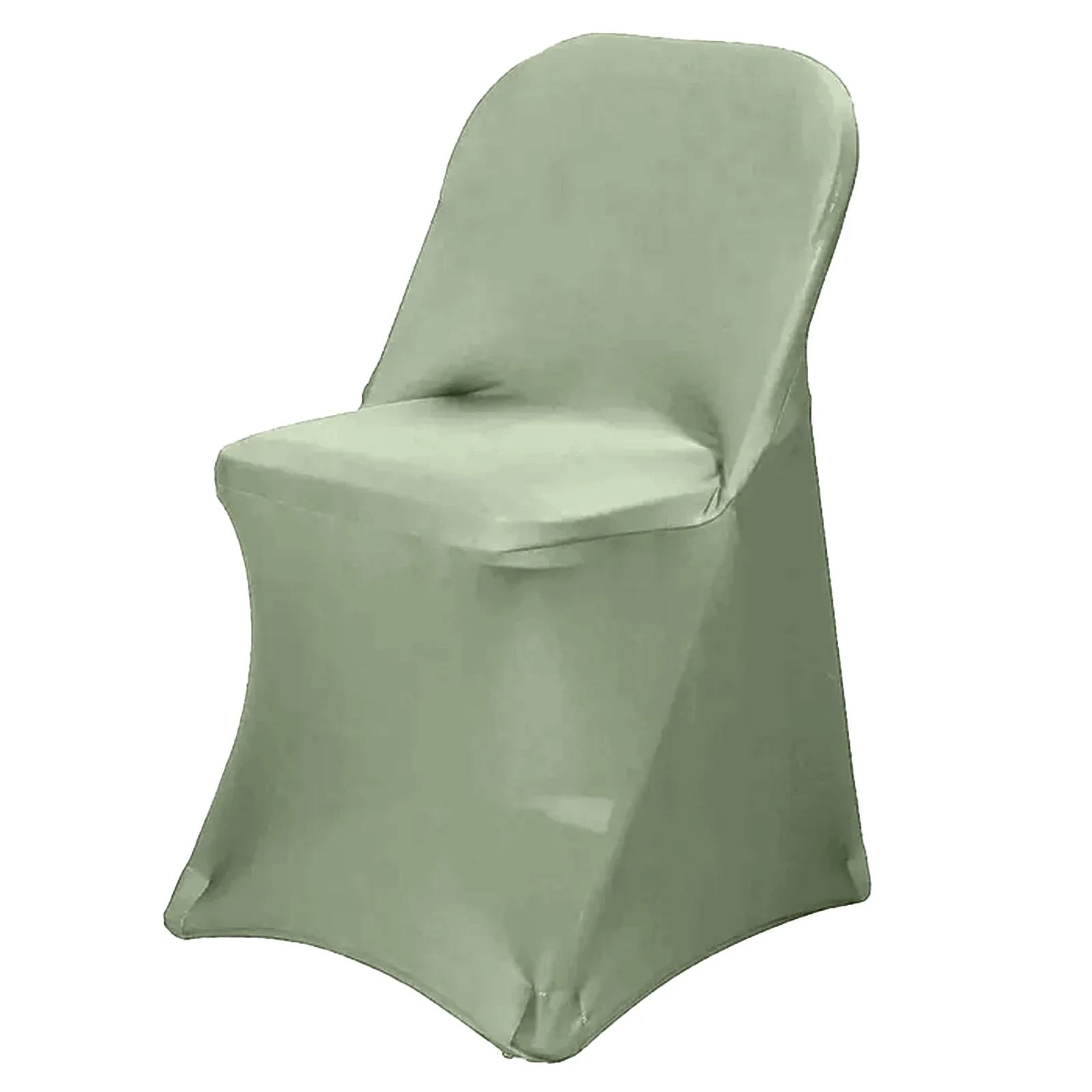 Stretch Spandex Folding Chair Cover Dusty Sage Green - Durable 160GSM Fitted Slipcover - Image 7