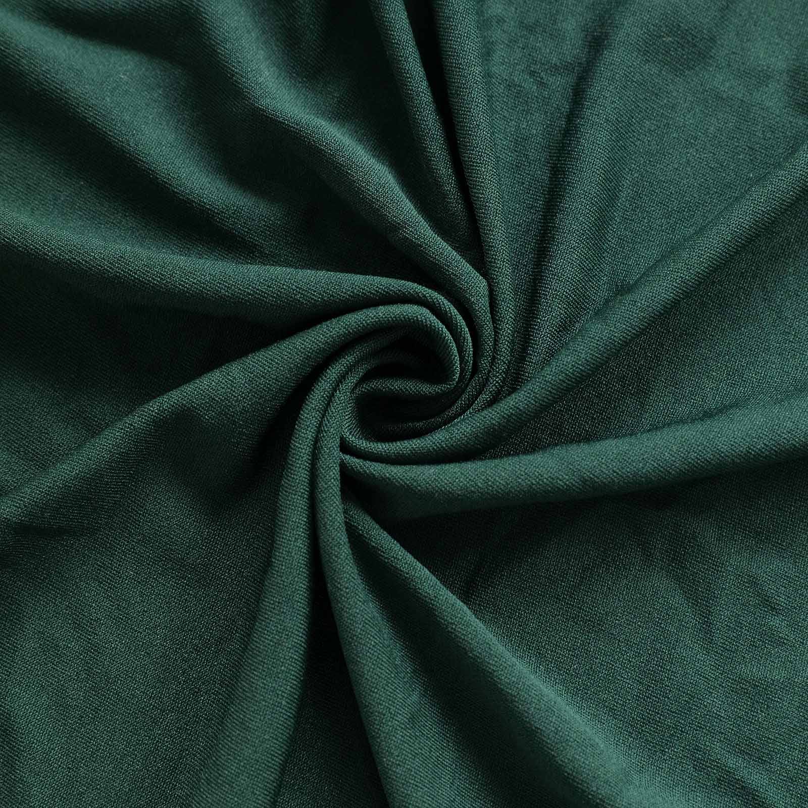 Stretch Spandex Folding Chair Cover Hunter Emerald Green - Durable 160GSM Fitted Slipcover - Image 8