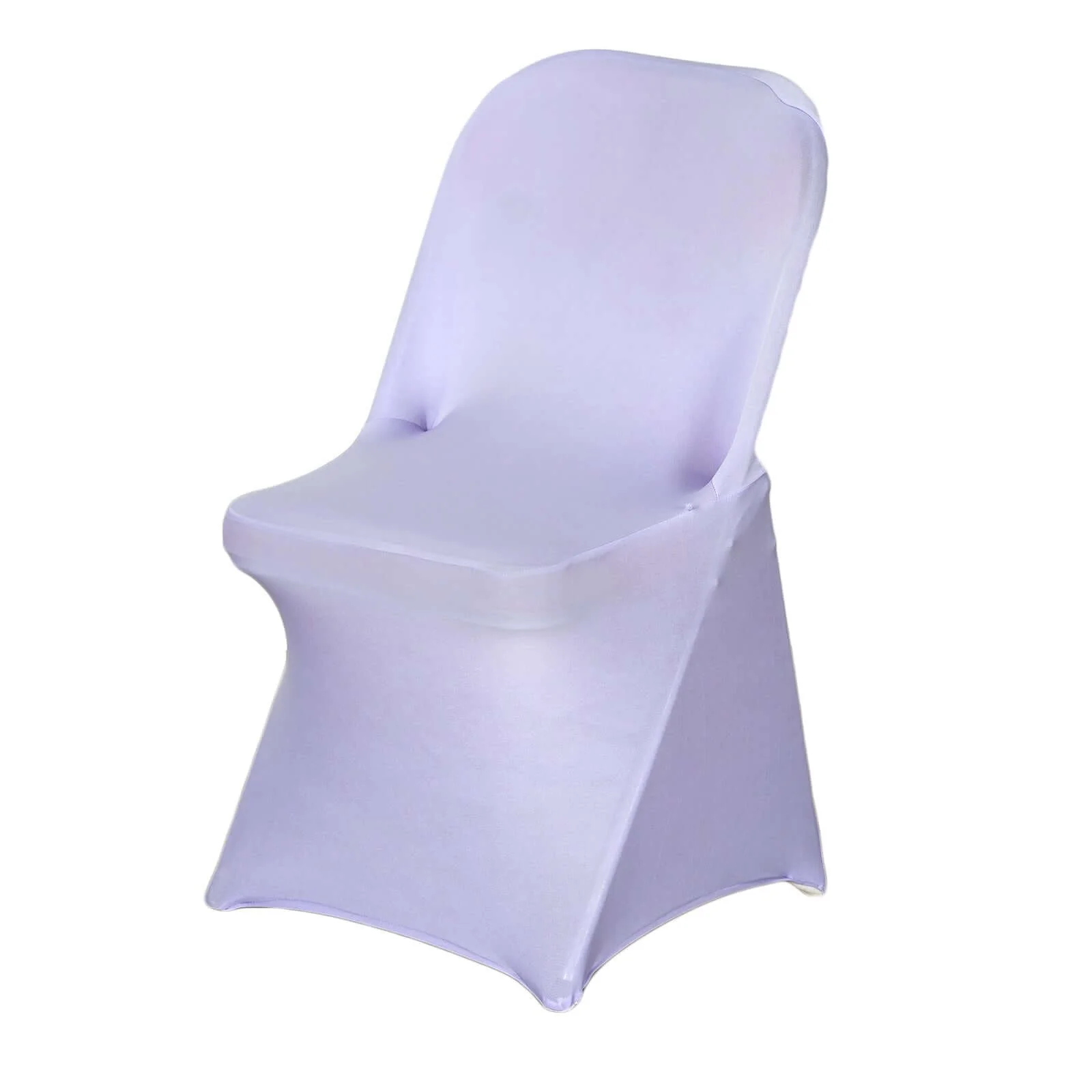 Stretch Spandex Folding Chair Cover Lavender Lilac - Durable 160GSM Fitted Slipcover - Image 6