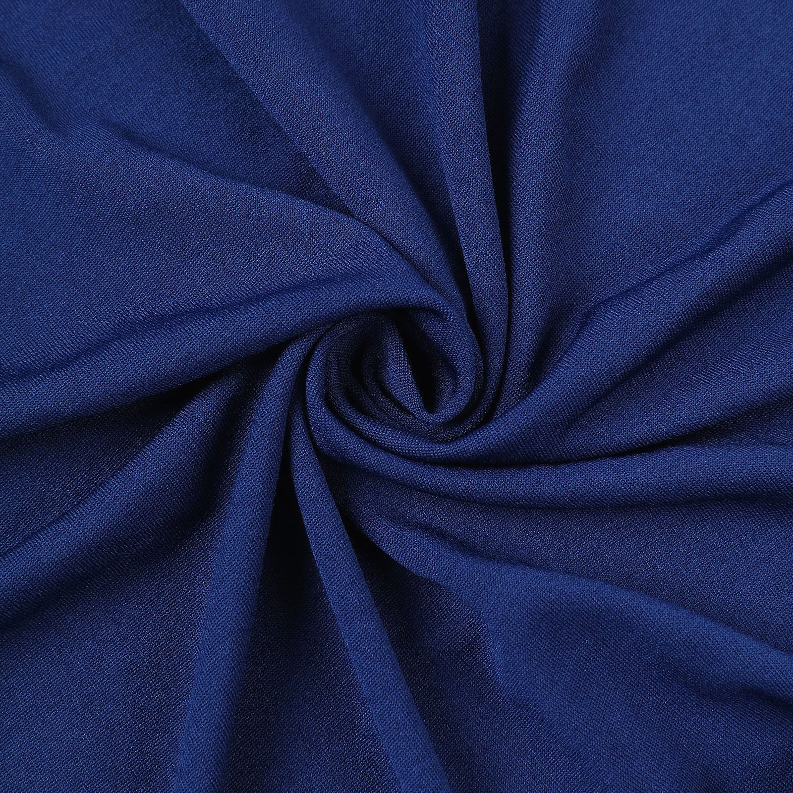 Stretch Spandex Folding Chair Cover Navy Blue - Durable 160GSM Fitted Slipcover - Image 7