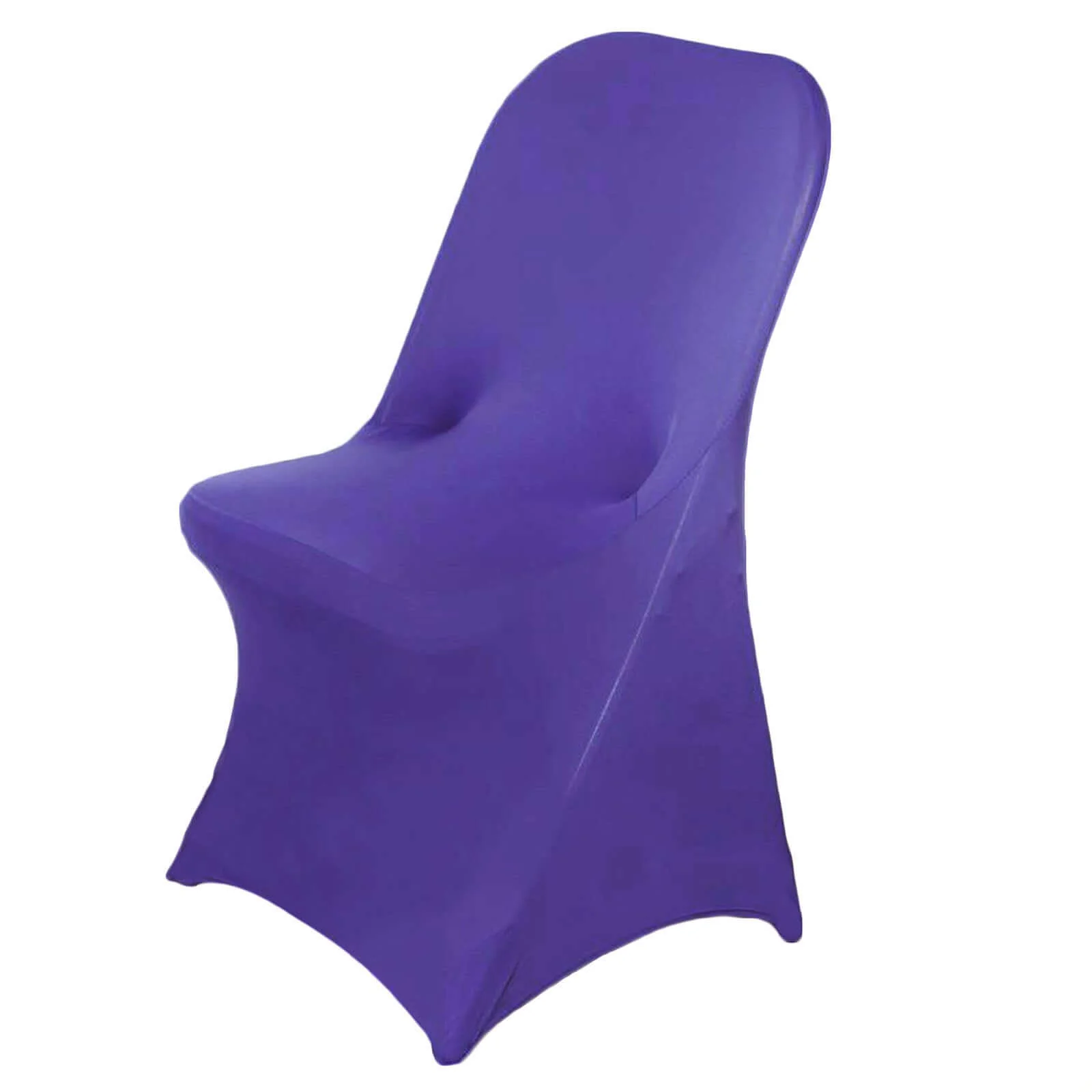 Stretch Spandex Folding Chair Cover Purple - Durable 160GSM Fitted Slipcover - Image 5