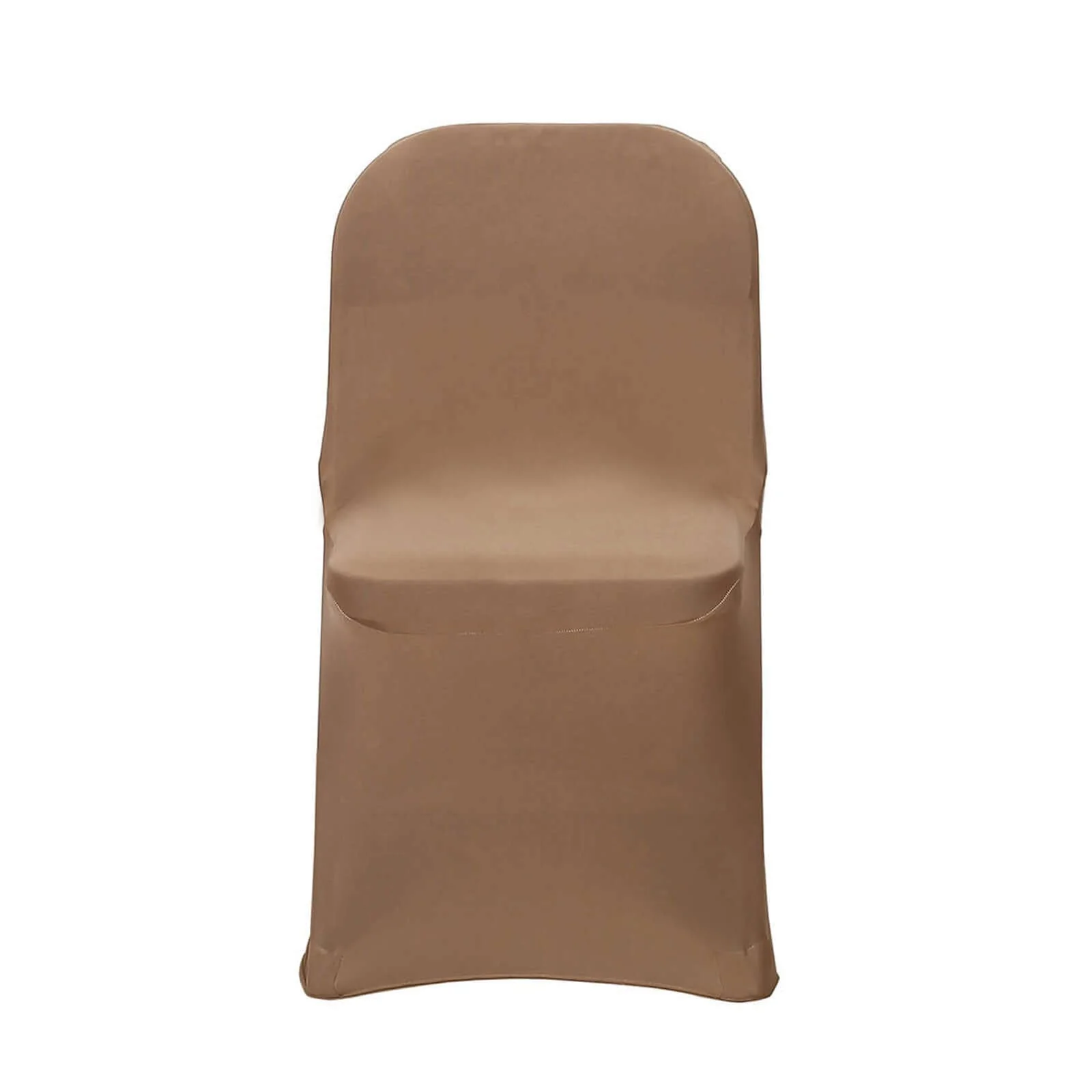 Stretch Spandex Folding Chair Cover Taupe - Durable 160GSM Fitted Slipcover - Image 7