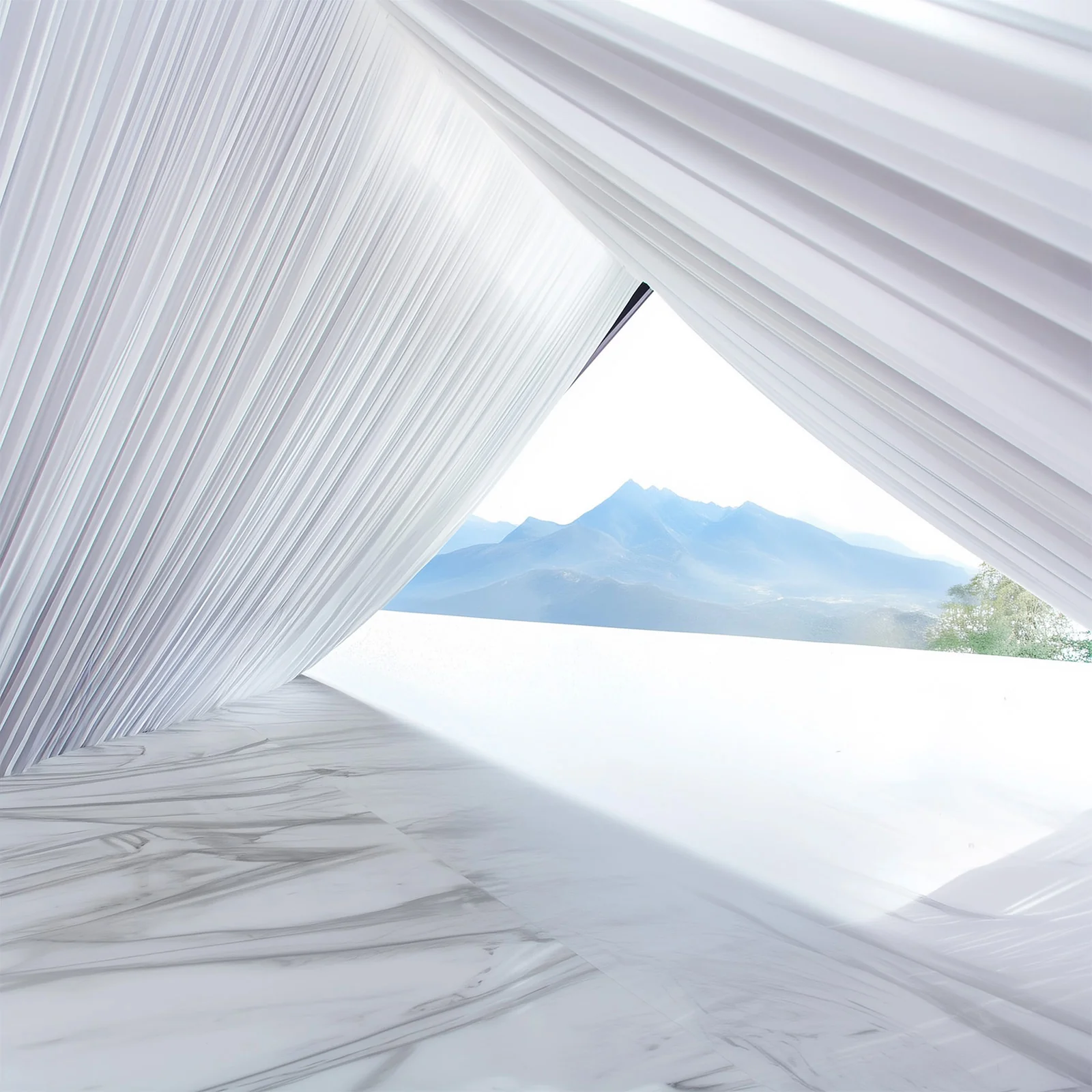 Stretch Spandex Tent Ceiling Drape – 25ft x 36ft, White 180GSM Wrinkle-Free Fabric Ceiling Liner with Pole Pockets, Premium - Image 9
