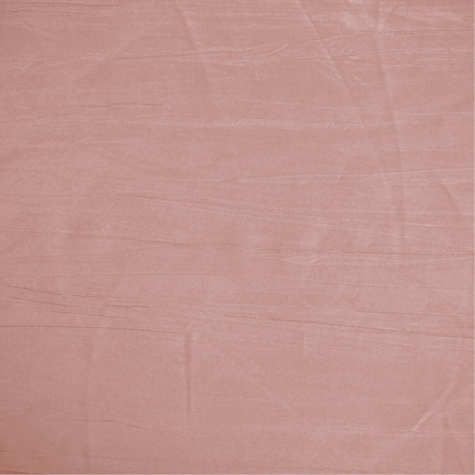 Taffeta Round Tablecloth 120" Dusty Rose with Accordion Crinkle Design - Seamless Finish - Image 9