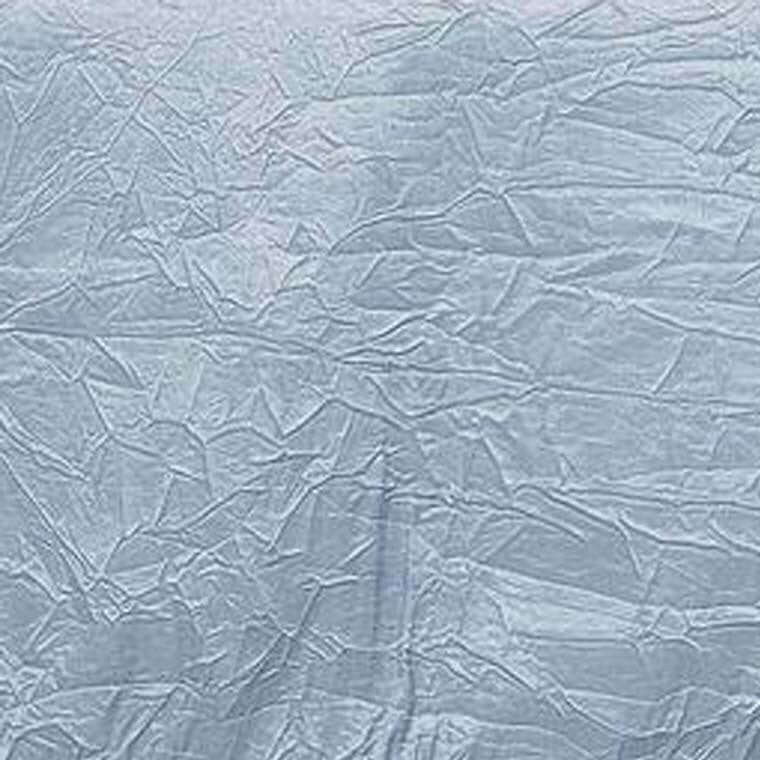 Taffeta Table Overlay 90"x90" Dusty Blue - Accordion Crinkle Table Topper - Image 9