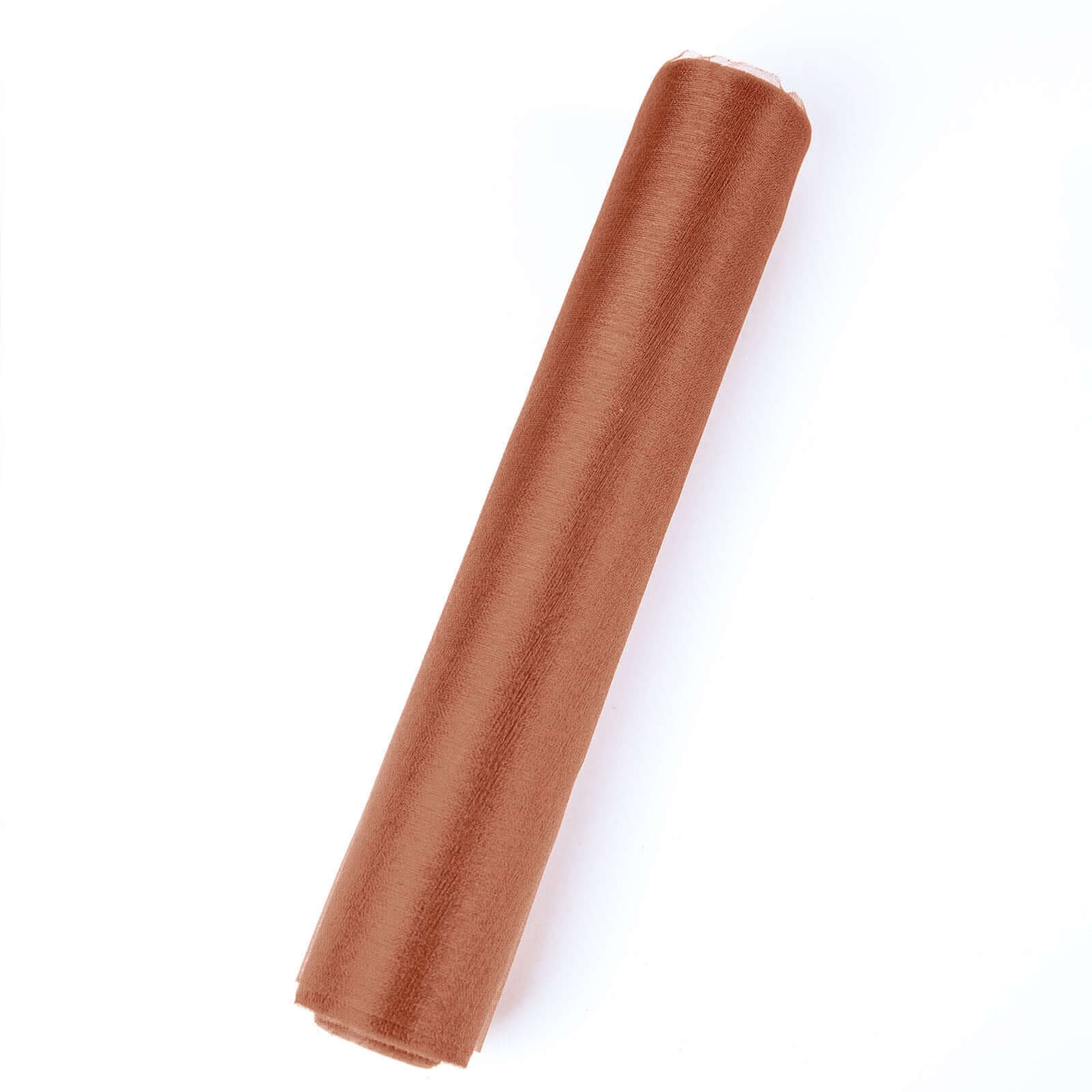Terracotta (Rust) Sheer Chiffon Fabric Bolt, DIY Voile Drapery Fabric 12"x10yd - Image 7