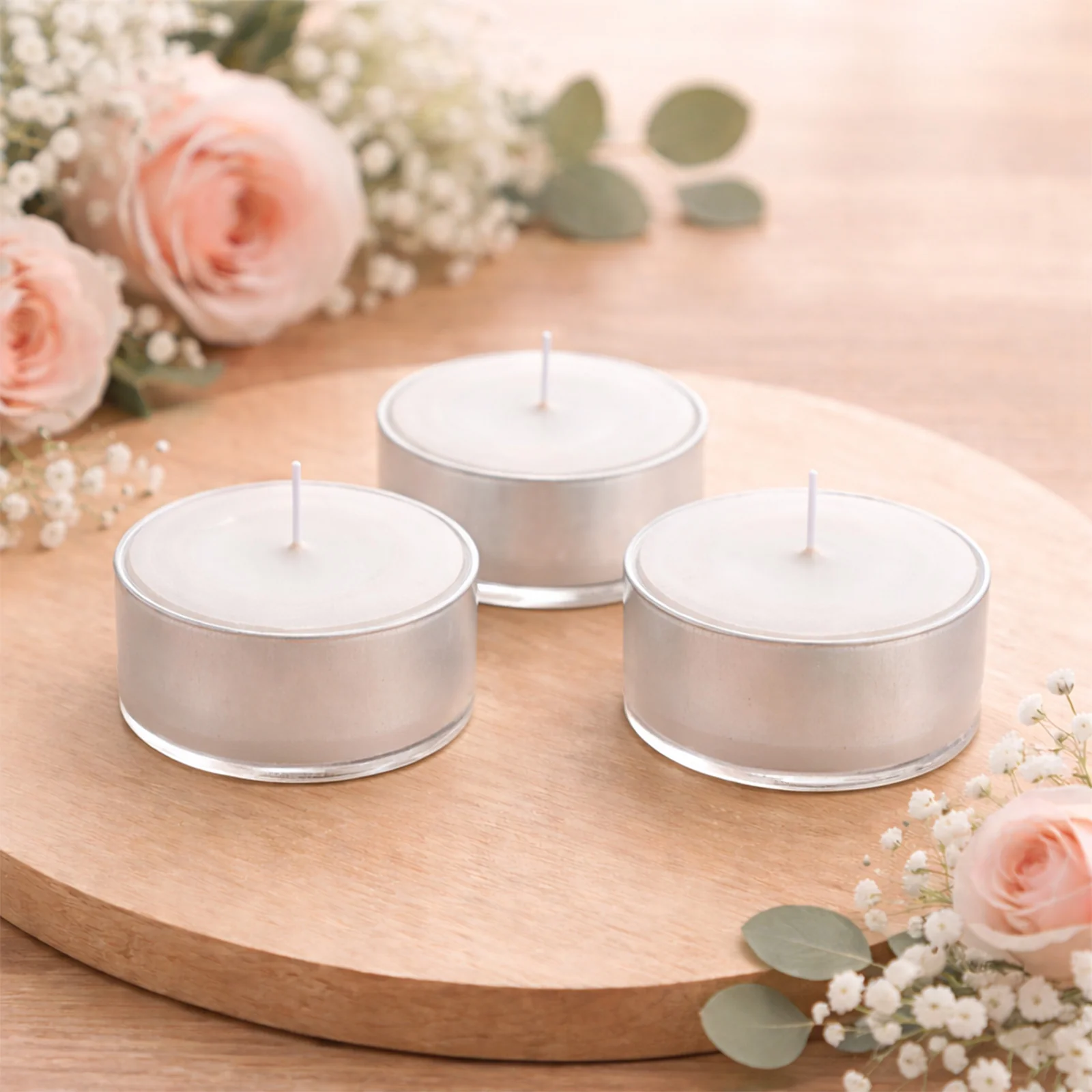 125 Pack Unscented White Tealight Candles – 5 Hour Clean Burning, Smokeless Cotton Wick in Metal Cups - Image 7