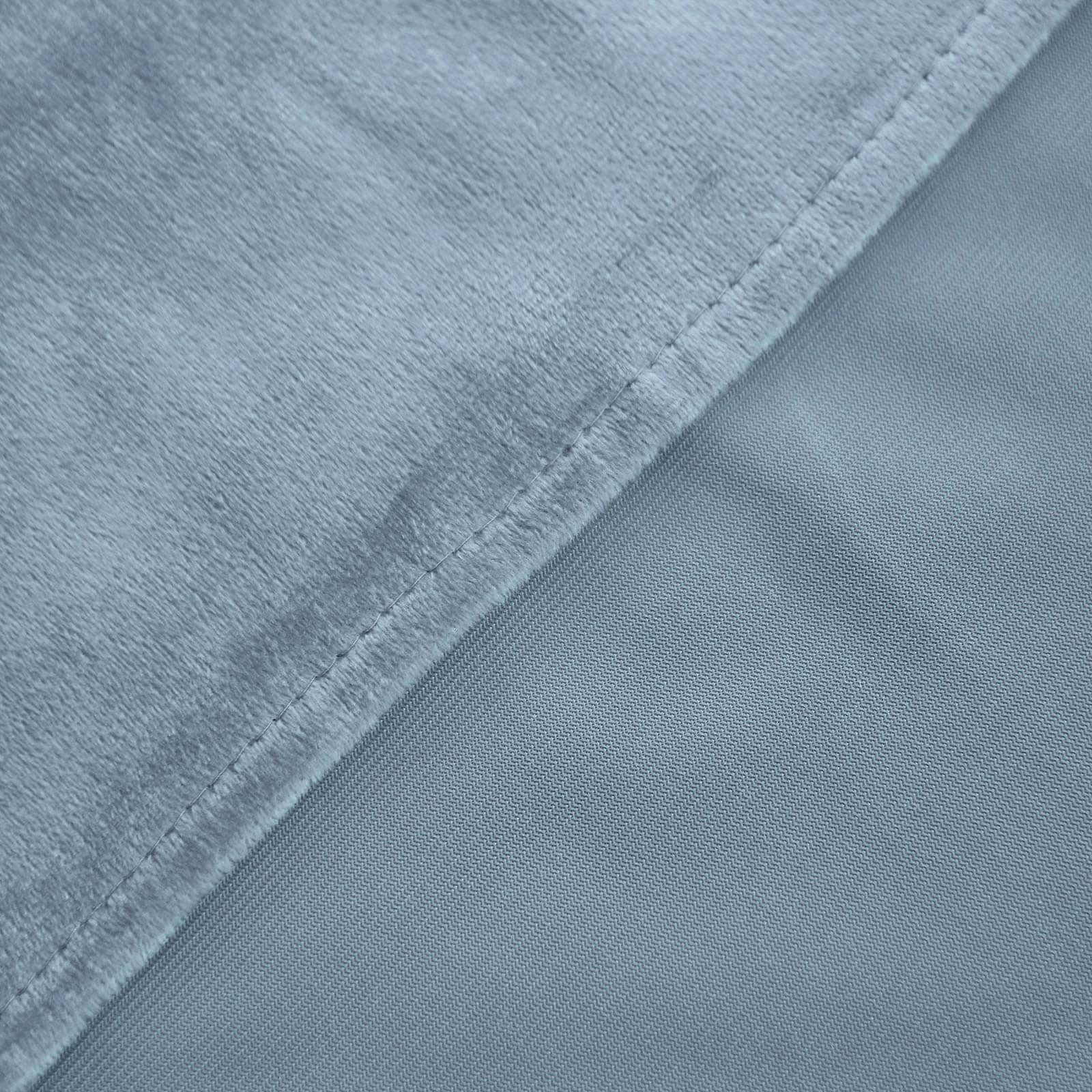 Velvet Chiavari Chair Back Slipcover Dusty Blue - Smooth Solid Back Chair Cover Cap - Image 8
