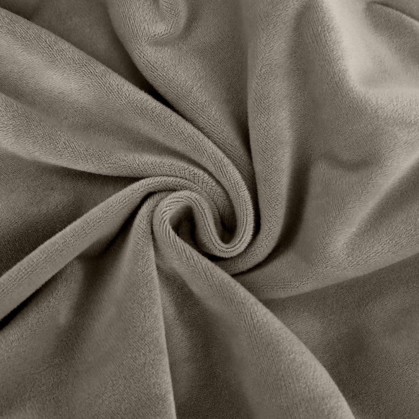 Velvet Dining Chair Seat Cover Charcoal Gray Stretch with Tie - Stylish Cushion Protector - Image 9