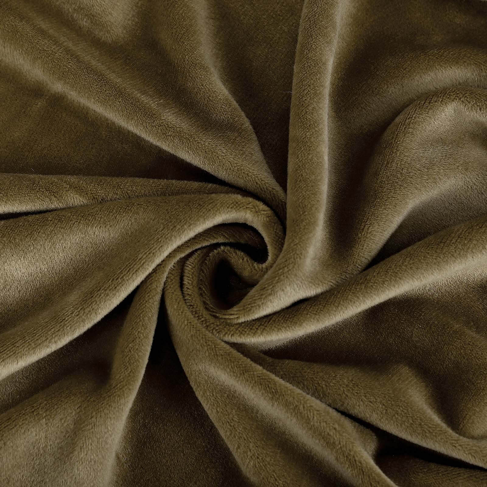 Velvet Dining Chair Seat Cover Olive Green Stretch with Tie - Stylish Cushion Protector - Image 10
