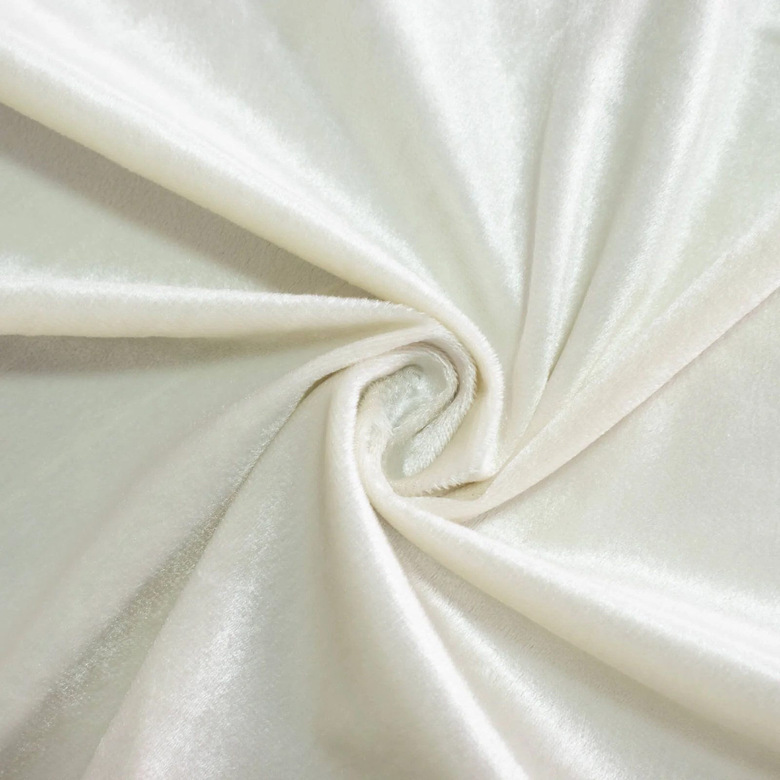 Premium Velvet Round Tablecloth 132" Ivory - Soft & Reusable Table Cover - Image 8