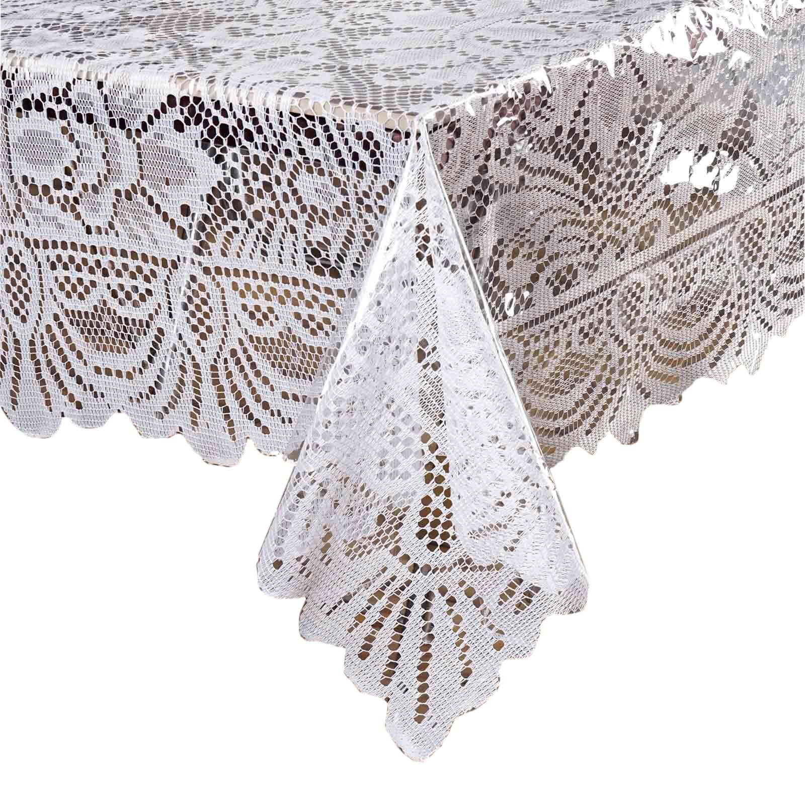 Vinyl Tablecloth 54"x54" Clear Eco-Friendly Square - PVC Waterproof Cover 10 Mil Thick - Image 5