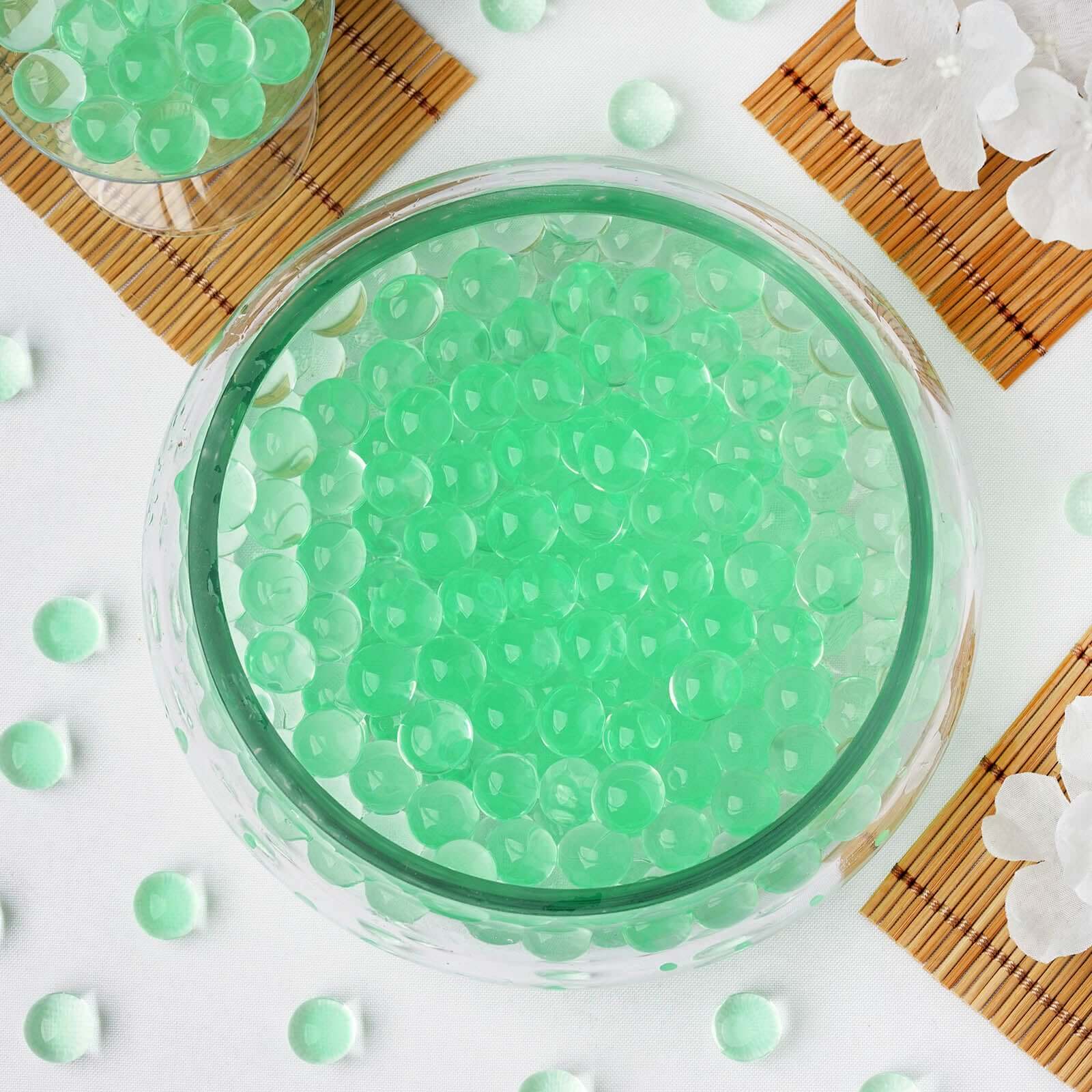 Water Gel Beads Vase Filler 10g Apple Green - Large Nontoxic Jelly Balls for Vase Candle Centerpiece Wedding & Home Decor