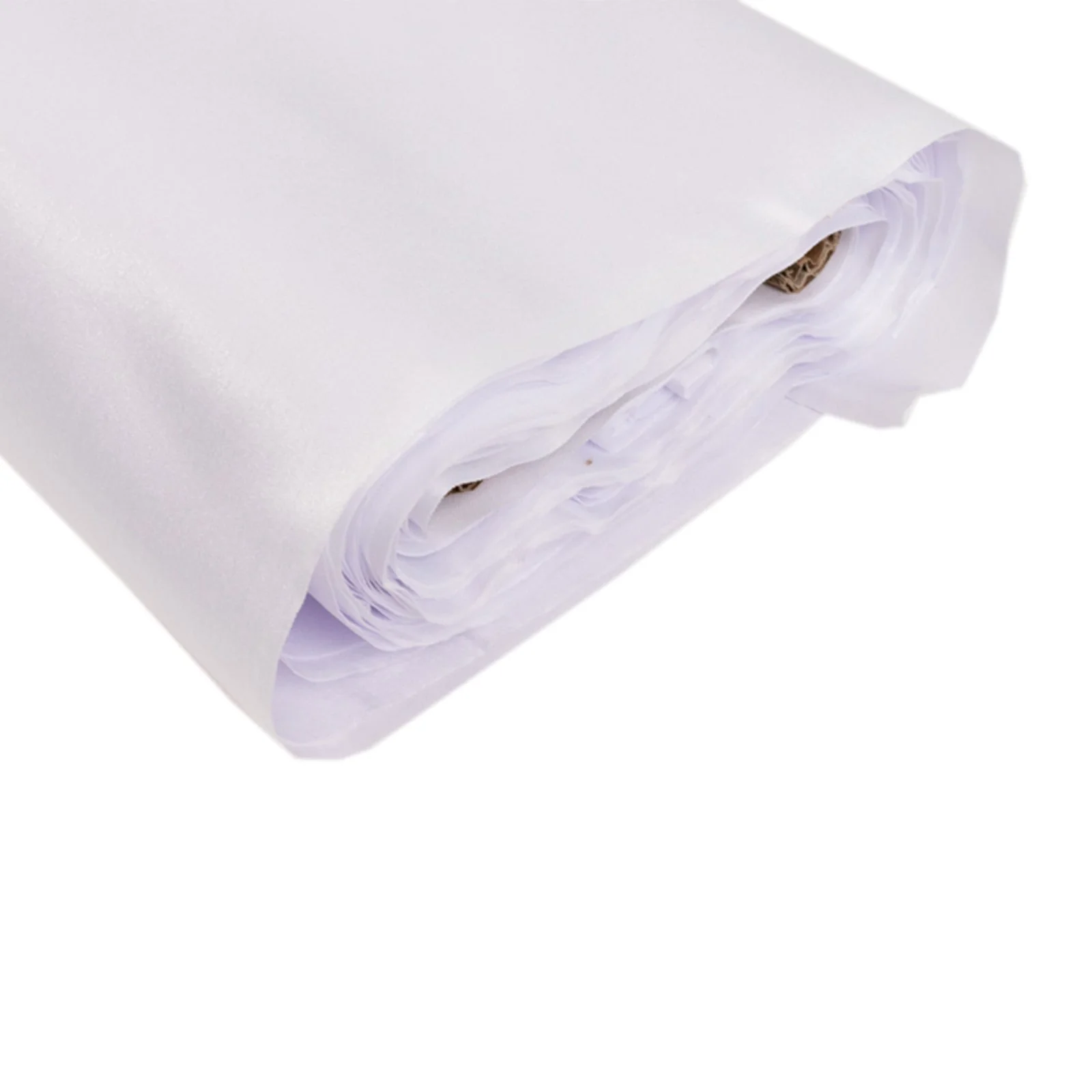 White Lamour Satin Fabric Bolt, Heavy Matte Satin Fabric By The Yard - 54"x10 Yards - Image 3