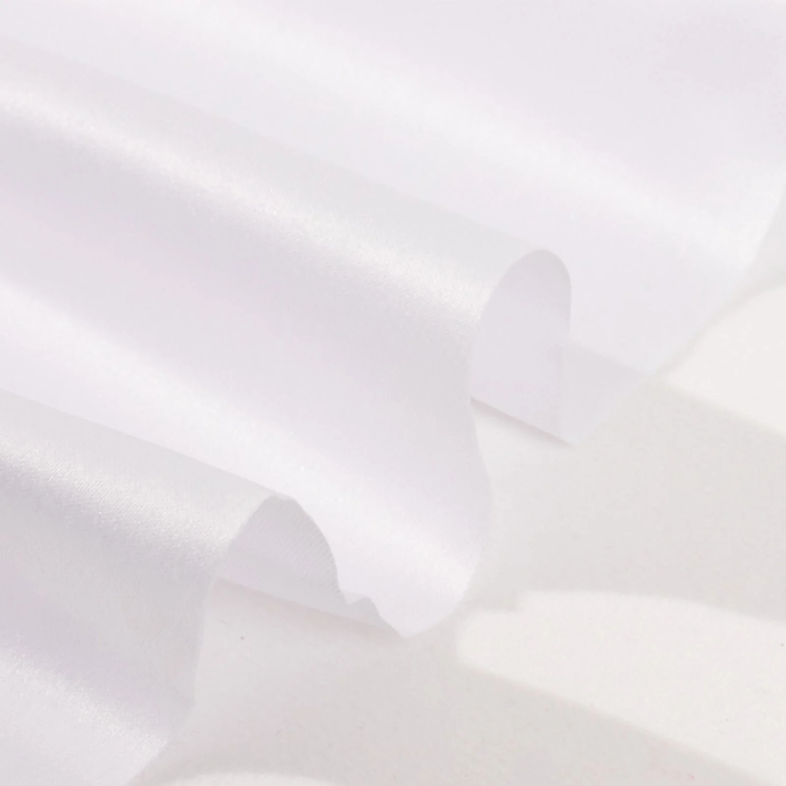 White Lamour Satin Fabric Bolt, Heavy Matte Satin Fabric By The Yard - 54"x10 Yards - Image 4