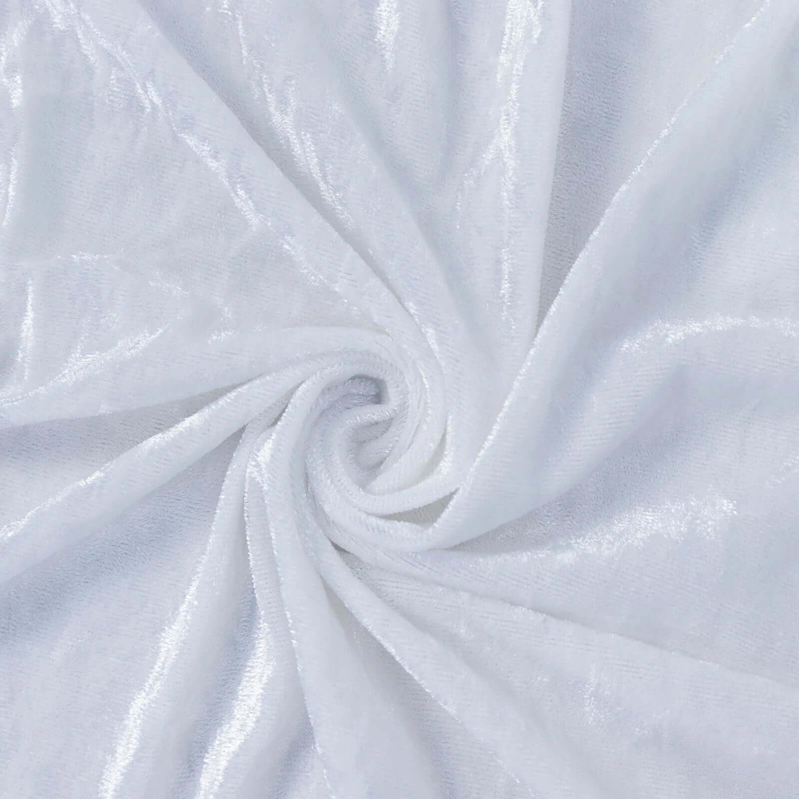 Crushed Velvet Backdrop Curtain – White 5ft x 12ft Event Drape with Rod Pocket, Privacy Panel for Photo Booths & Events - Image 7