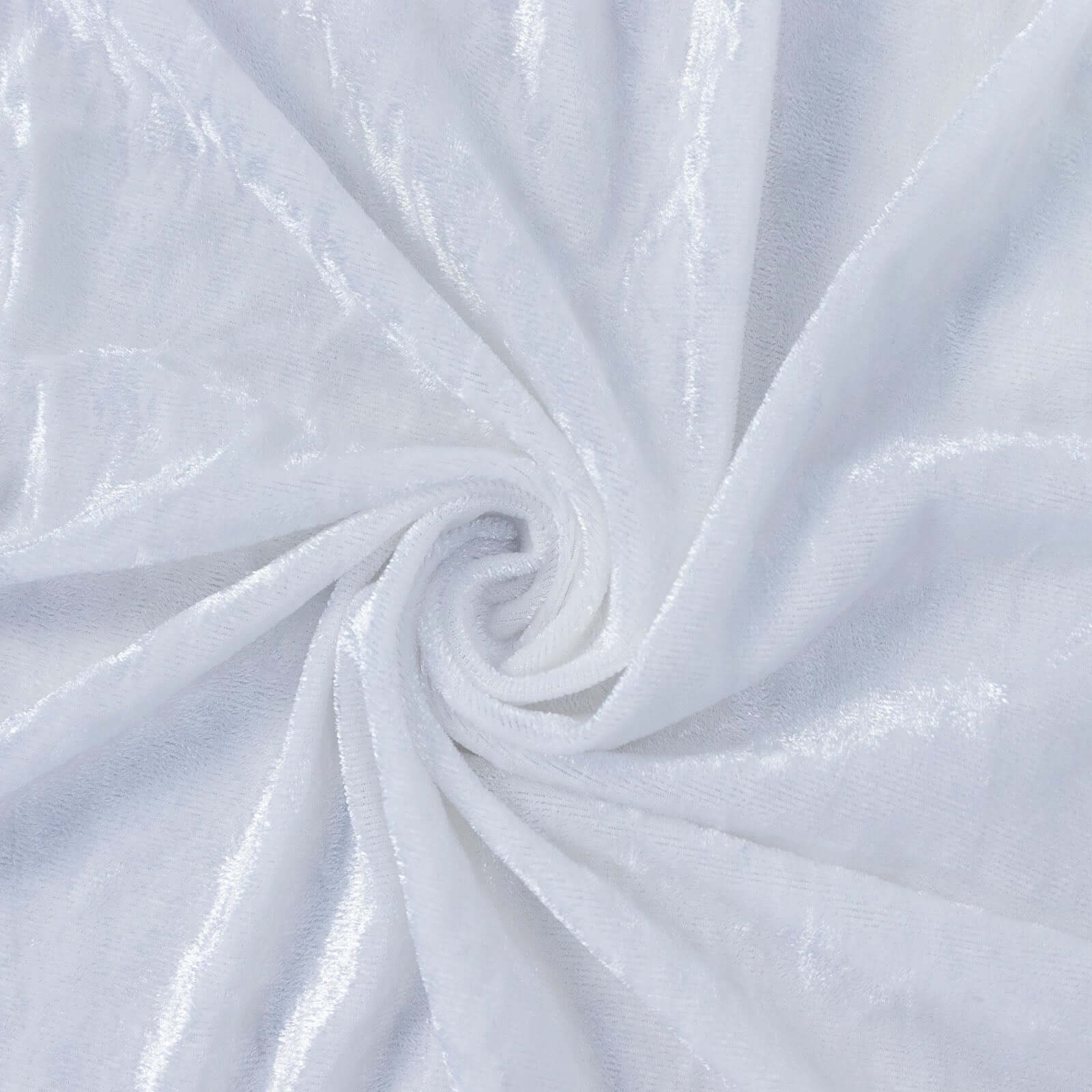 Crushed Velvet Backdrop Curtain – White 8ft x 8ft Event Drape with Rod Pocket, Privacy Panel for Photo Booths & Events - Image 8