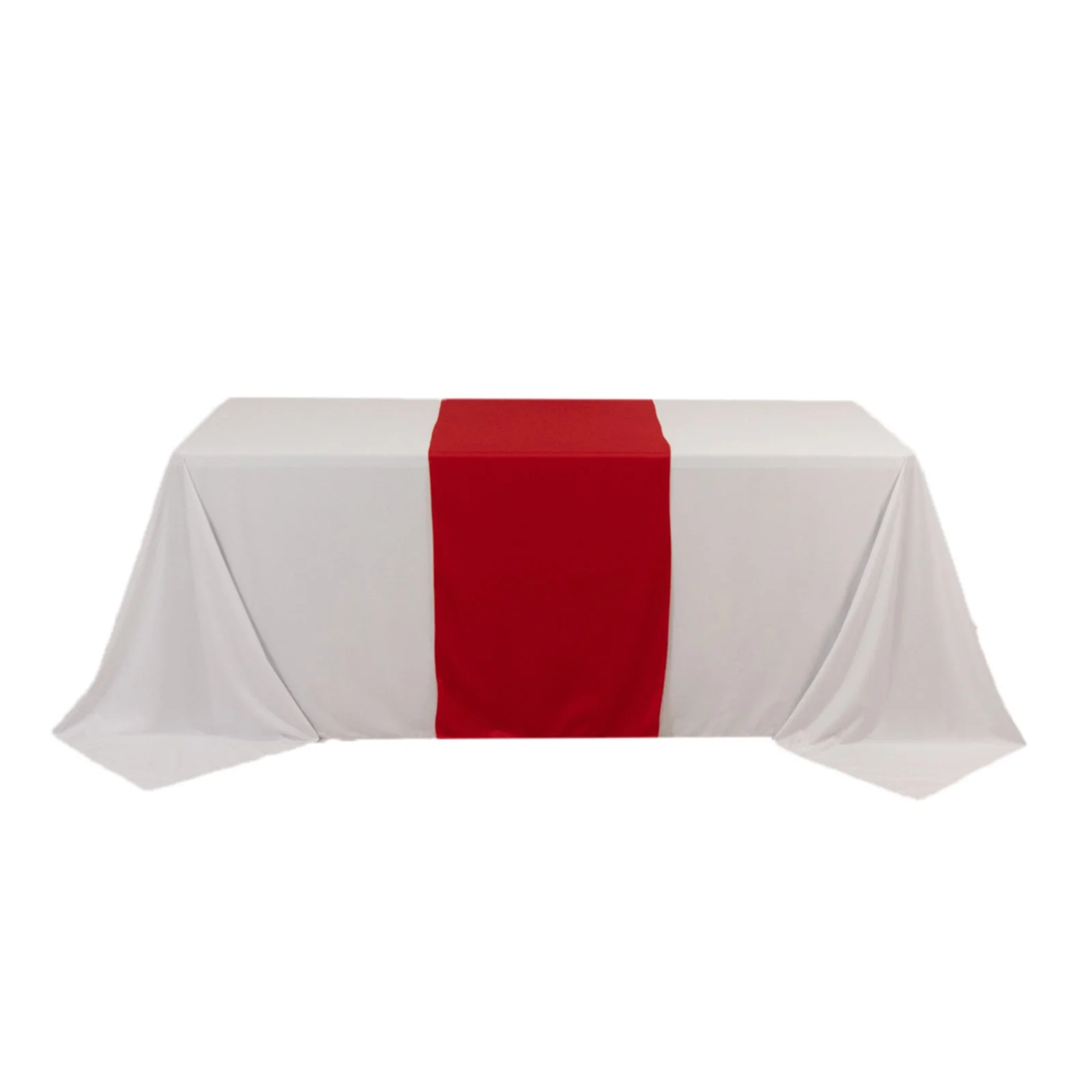 Wide Premium Polyester Table Runner 24"x72" Red - Sublimation Printable Blank Banner - Image 7