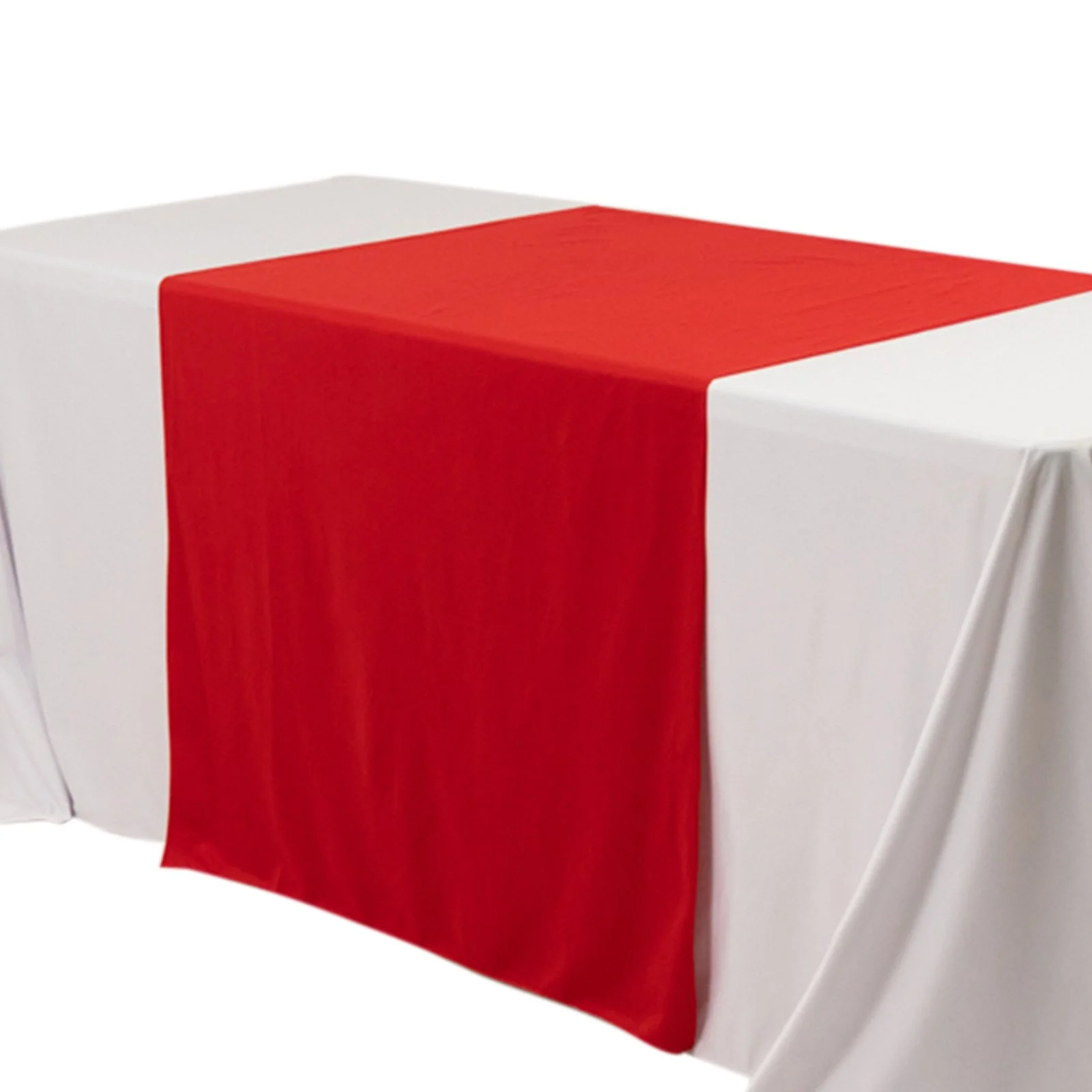 Wide Premium Polyester Table Runner 36"x72" Red - Sublimation Printable Blank Banner - Image 3